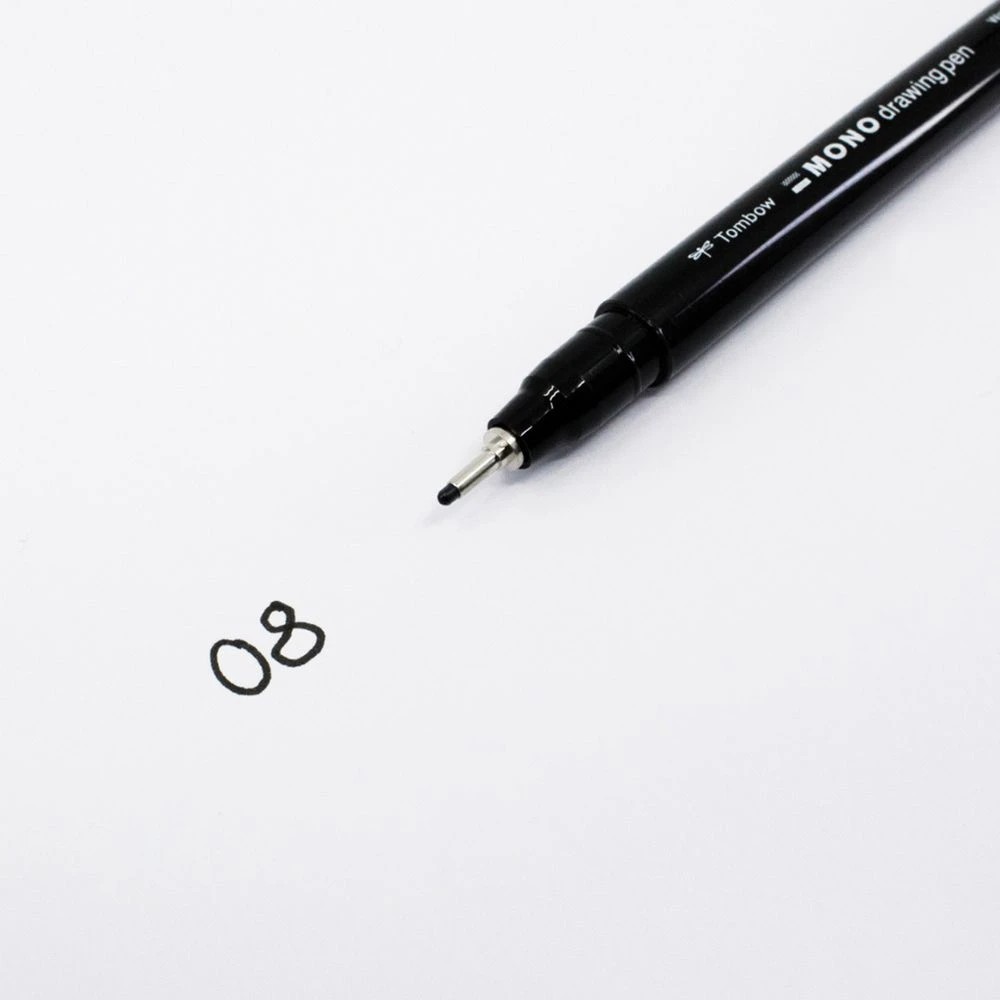 3 Tombow Mono Drawing Pen Black 0.8mm, 3 of 3