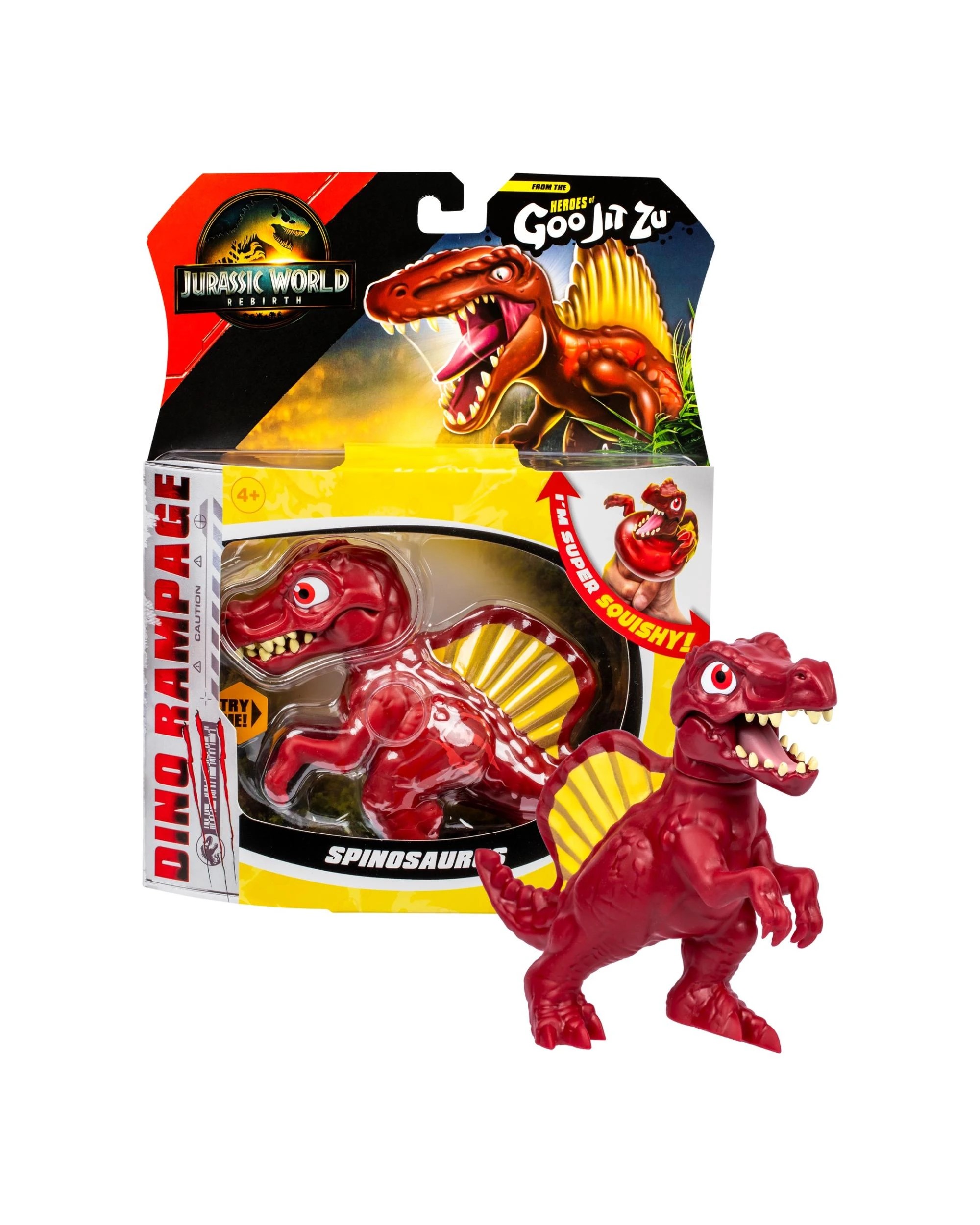 1 Heroes of Goo-Jit-Zu Series 6 Hero Pack Jurassic World Rebirth Spinosaurus, 1 of 9