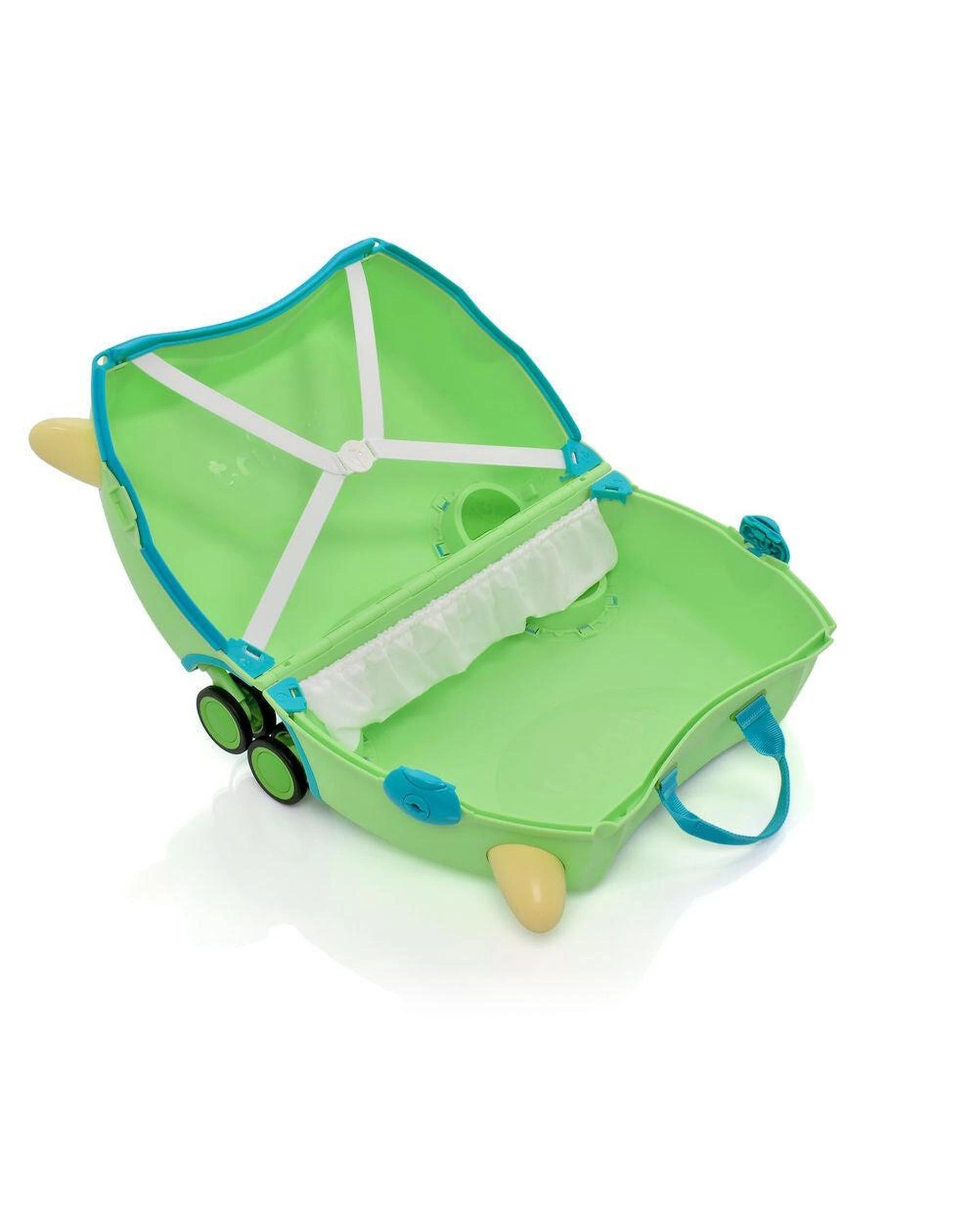 2 Trunki Glide Ride on Luggage Kids Suitcase Toy Box Dudley the Dinosaur, 2 of 8
