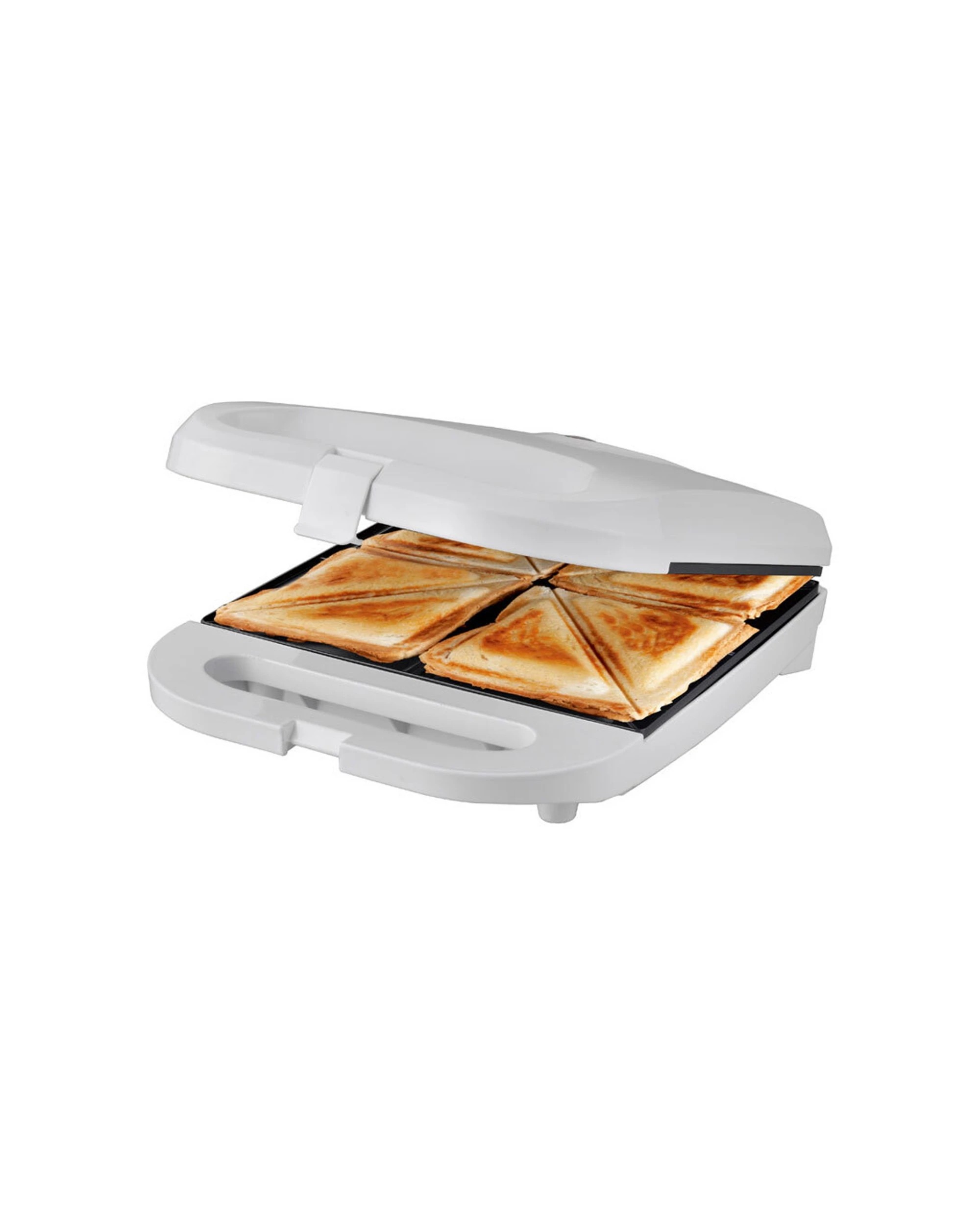 2 Kitchen Master 4 Slice Toasted Sandwich Press Maker 1500W - White, 2 of 2