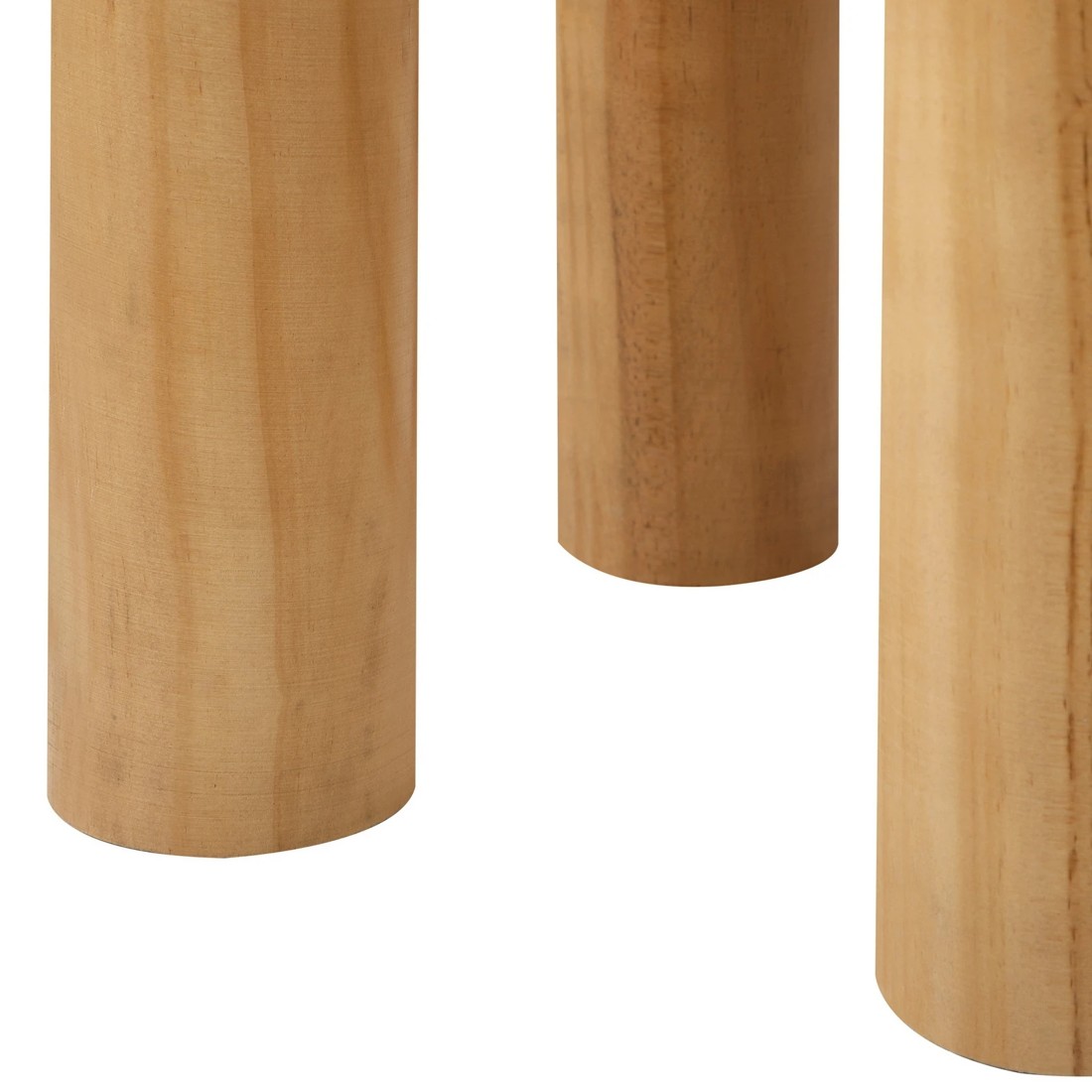 9 Oikiture Coffee Table Side End Tables Sofa Desk Bedside Nightstand Round
 - Natural, 9 of 10