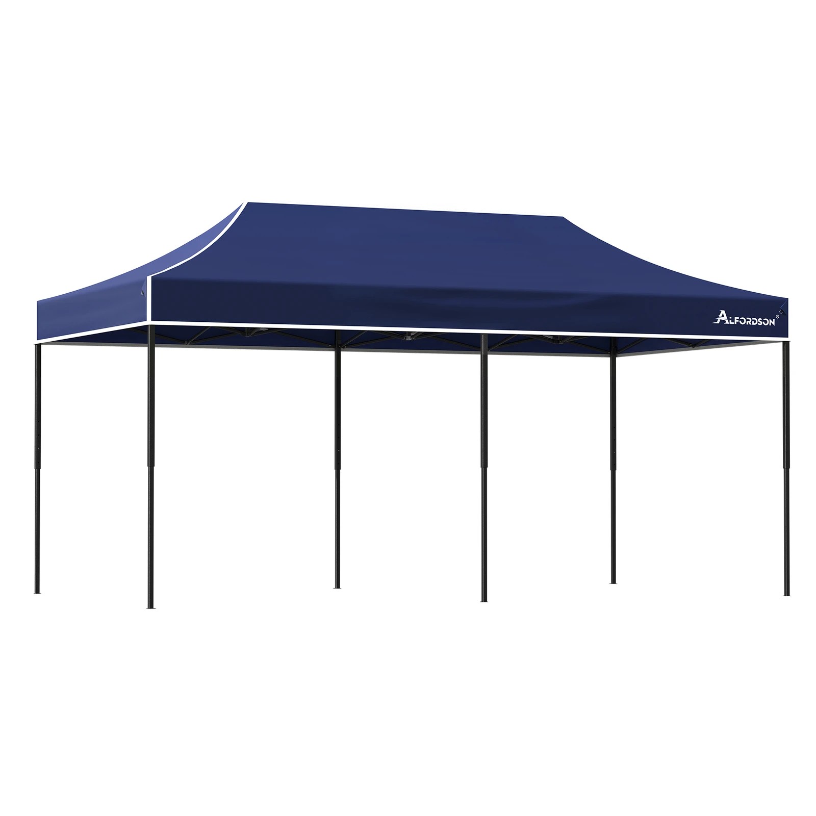 1 Alfordson Gazebo 6x3m Pop Up Marquee 600D Oxford Folding Outdoor Tent - Blue, 1 of 10
