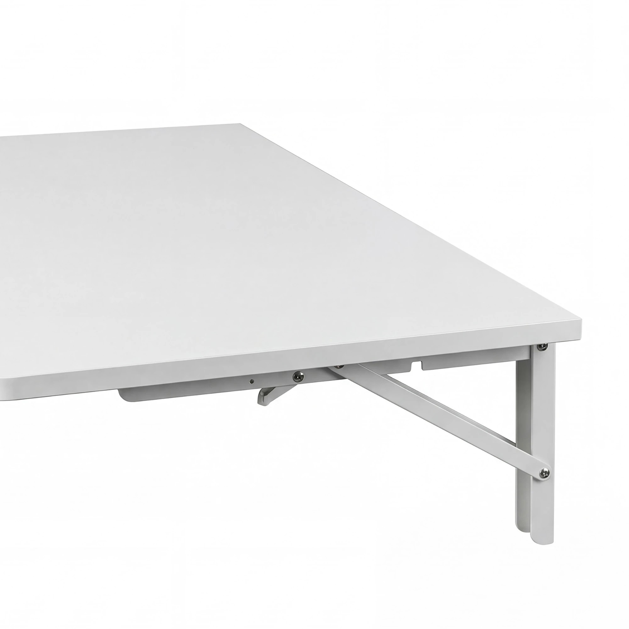 5 Levede Wall Mounted Floating Laptop Desk Table - White, 5 of 6