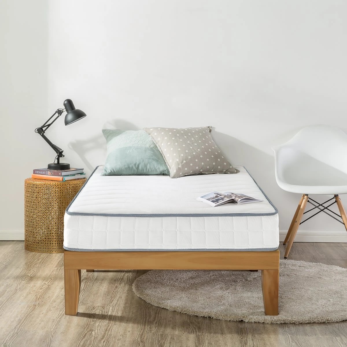 1 Single Bed Bonnell Spring Viscolatex Memory Foam Mattress, 1 of 10