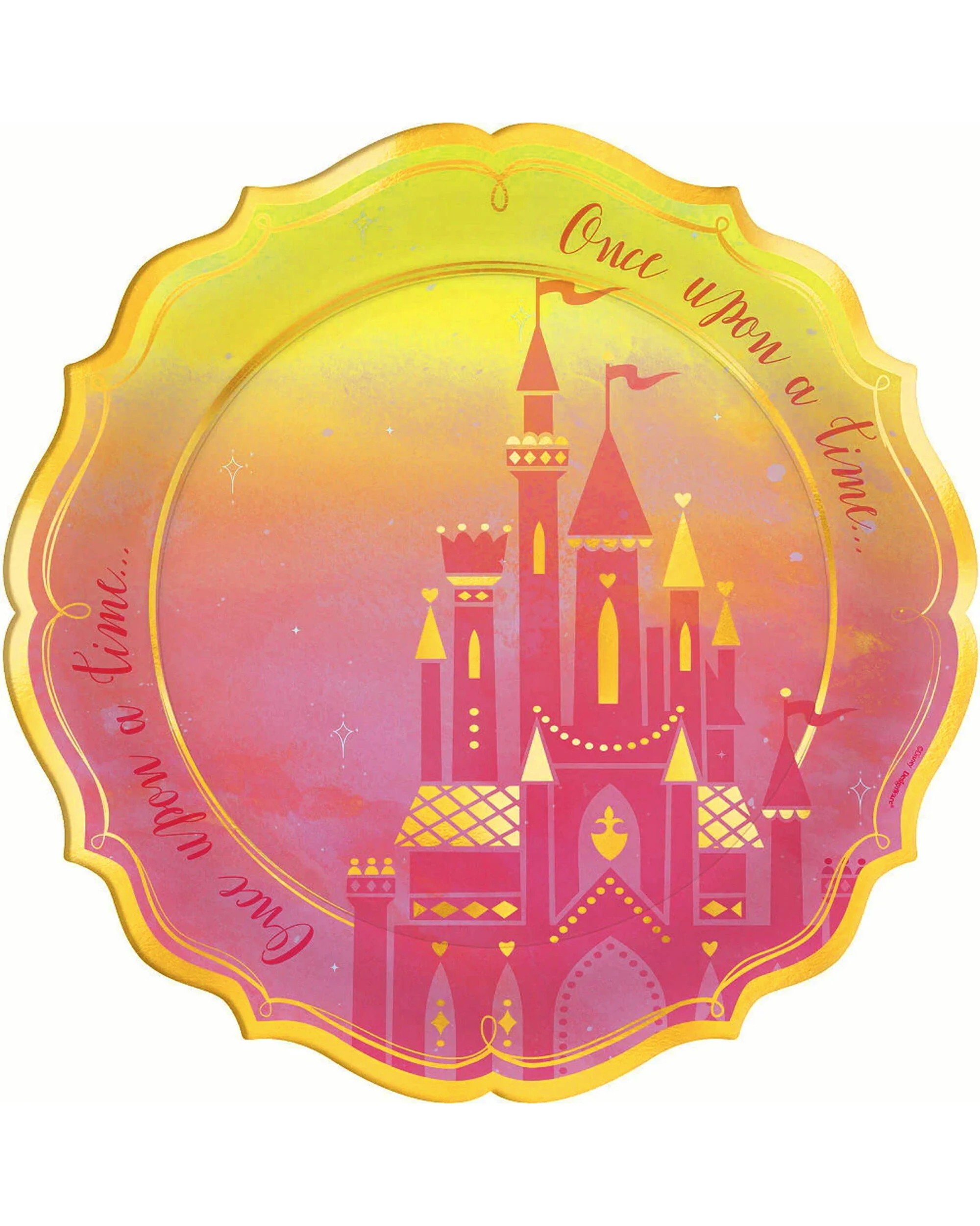 1 Disney Disney Princess Once Upon A Time Large Paper Plates Pack of 8, 1 of 2