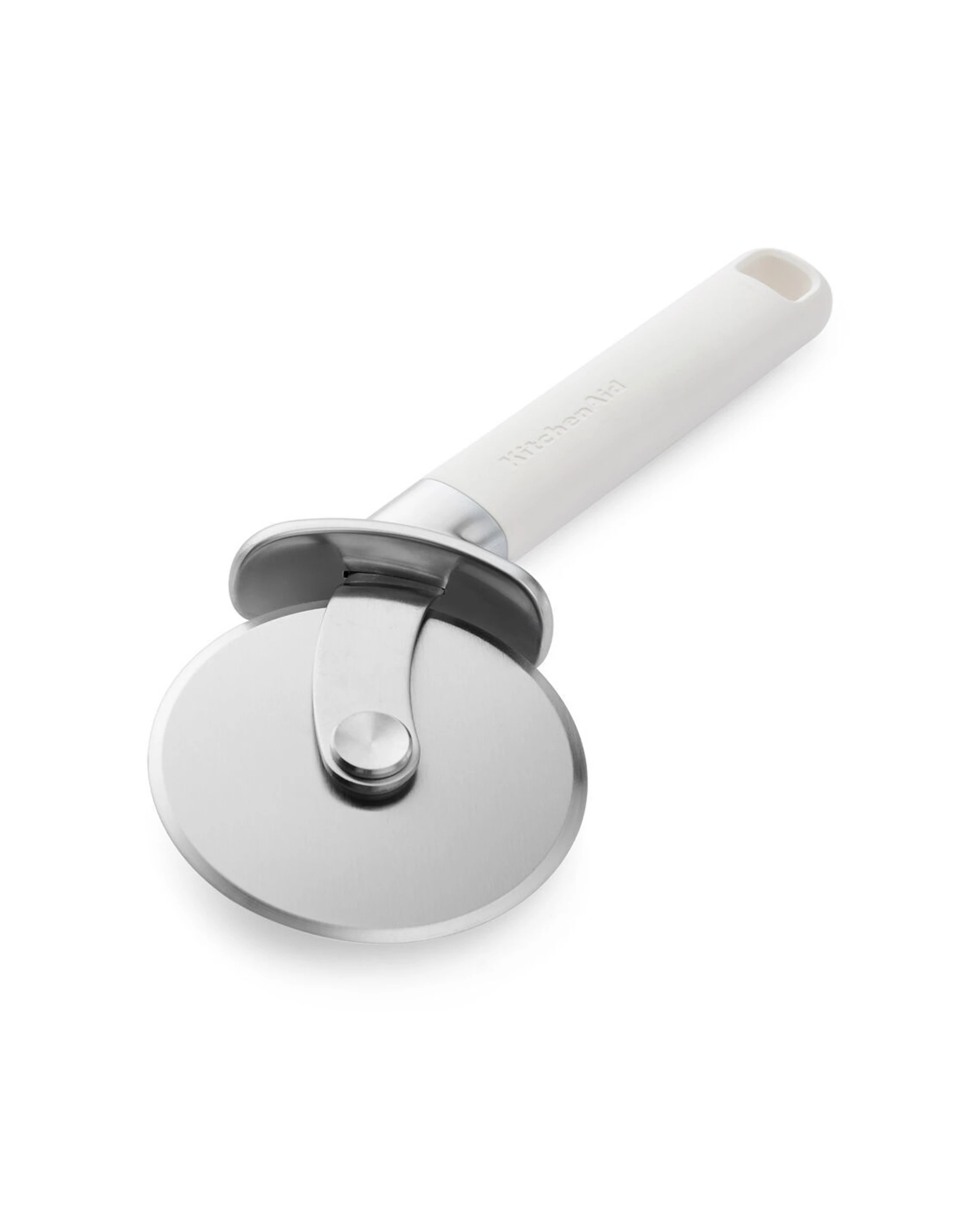 2 KitchenAid 2PK Classic Metal Pizza Wheel Cutter Finger Guard Ergonomic Handle Kitchen Utensil - White, 2 of 6