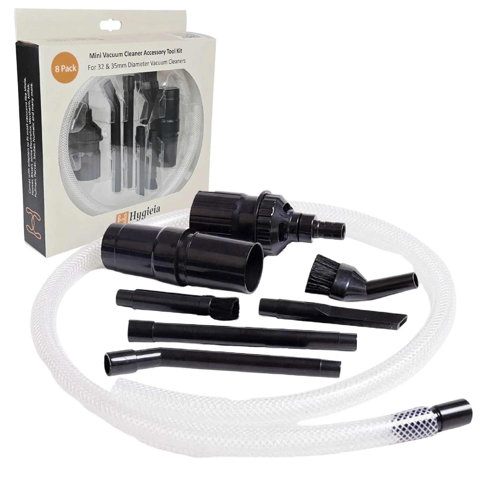 1 Hygieia Mini Accessory Tool Kit For Dyson Vacuum Cleaners - Black, 1 of 6