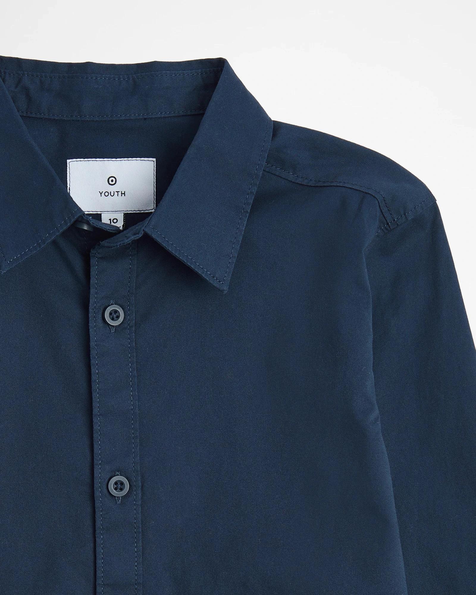 5 Target Long Sleeve Shirt NAVY BLUE, 5 of 5