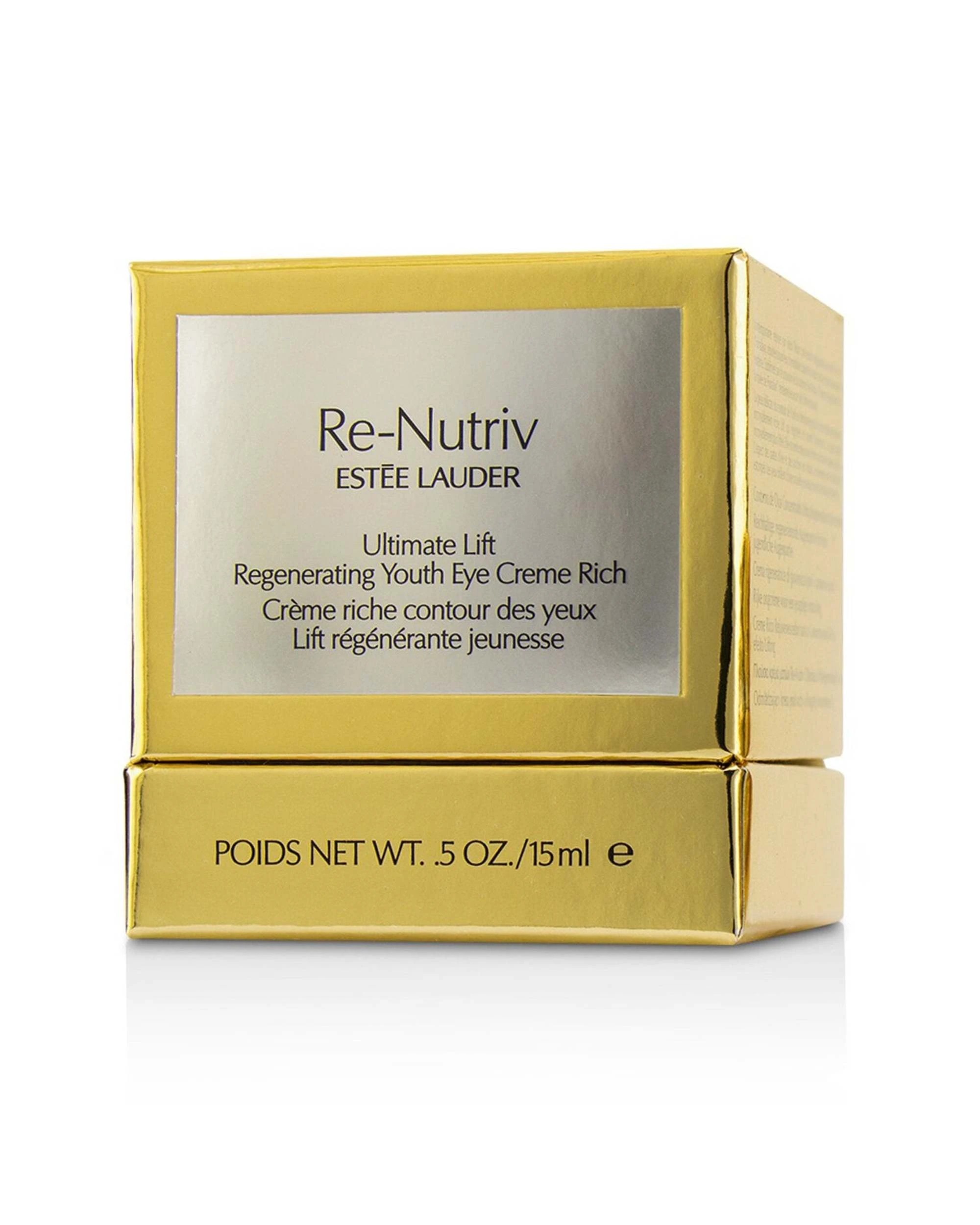 3 Estee Lauder Re-Nutriv Ultimate Lift Regenerating Youth Eye Creme Rich  15ml/0.5oz, 3 of 3