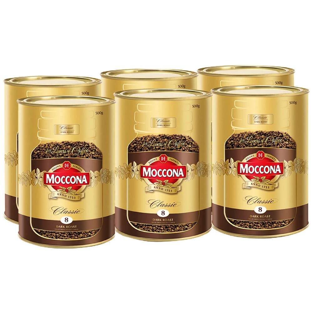 1 Moccona Classic Dark Instant Coffee 500g 6 Pack, 1 of 1