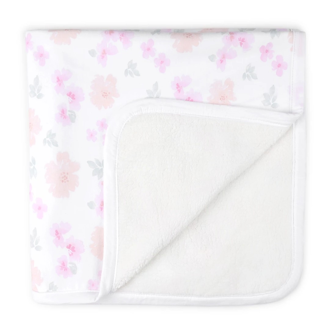 1 Jersey Plush Blanket - Floral, 1 of 4