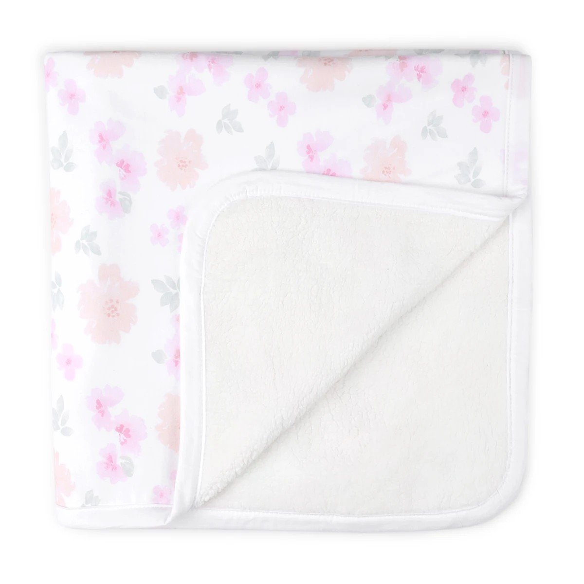 1 Jersey Plush Blanket - Floral, 1 of 4