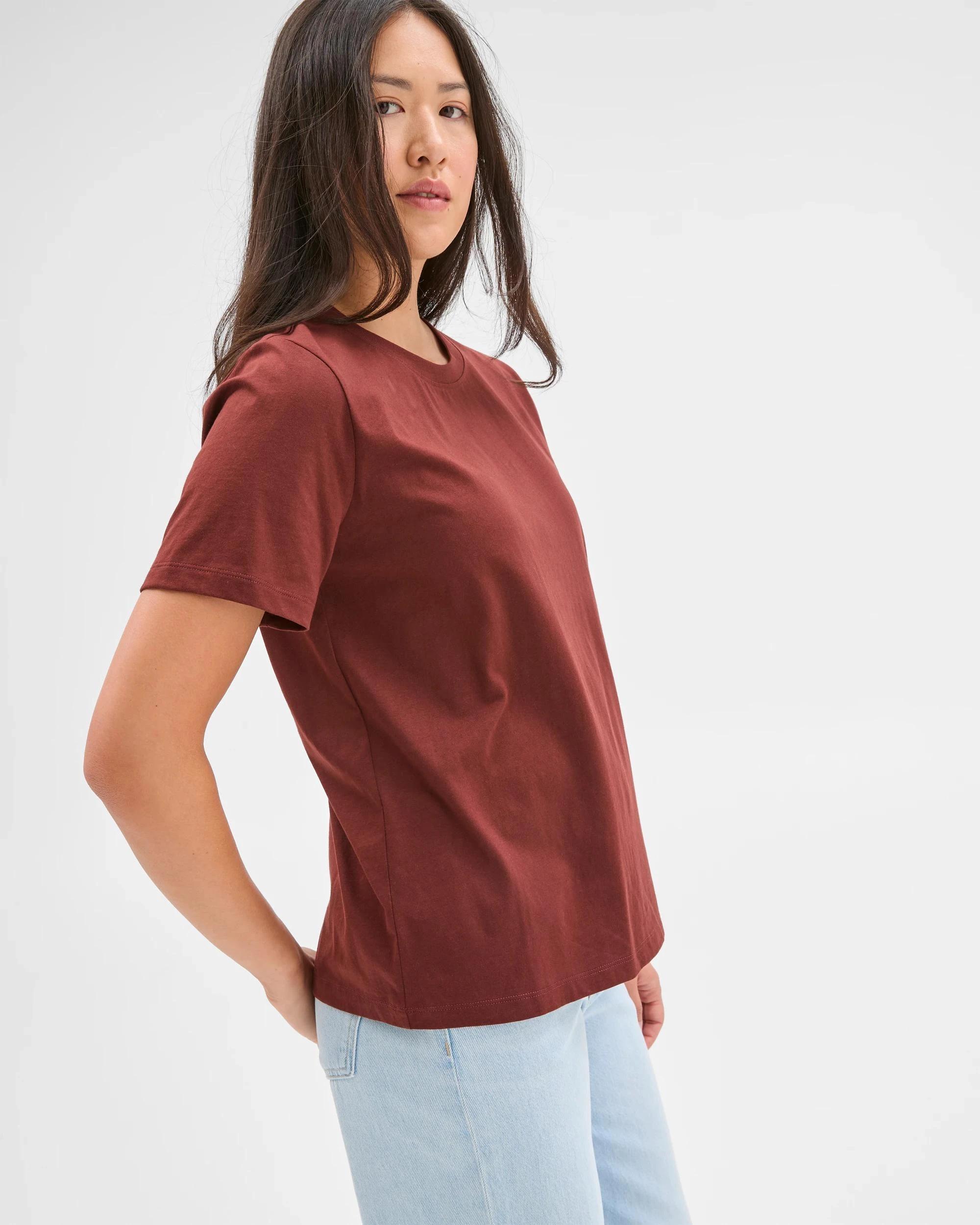 6 Target Woman Australian Cotton Classic T-Shirt AUBURN, 6 of 7