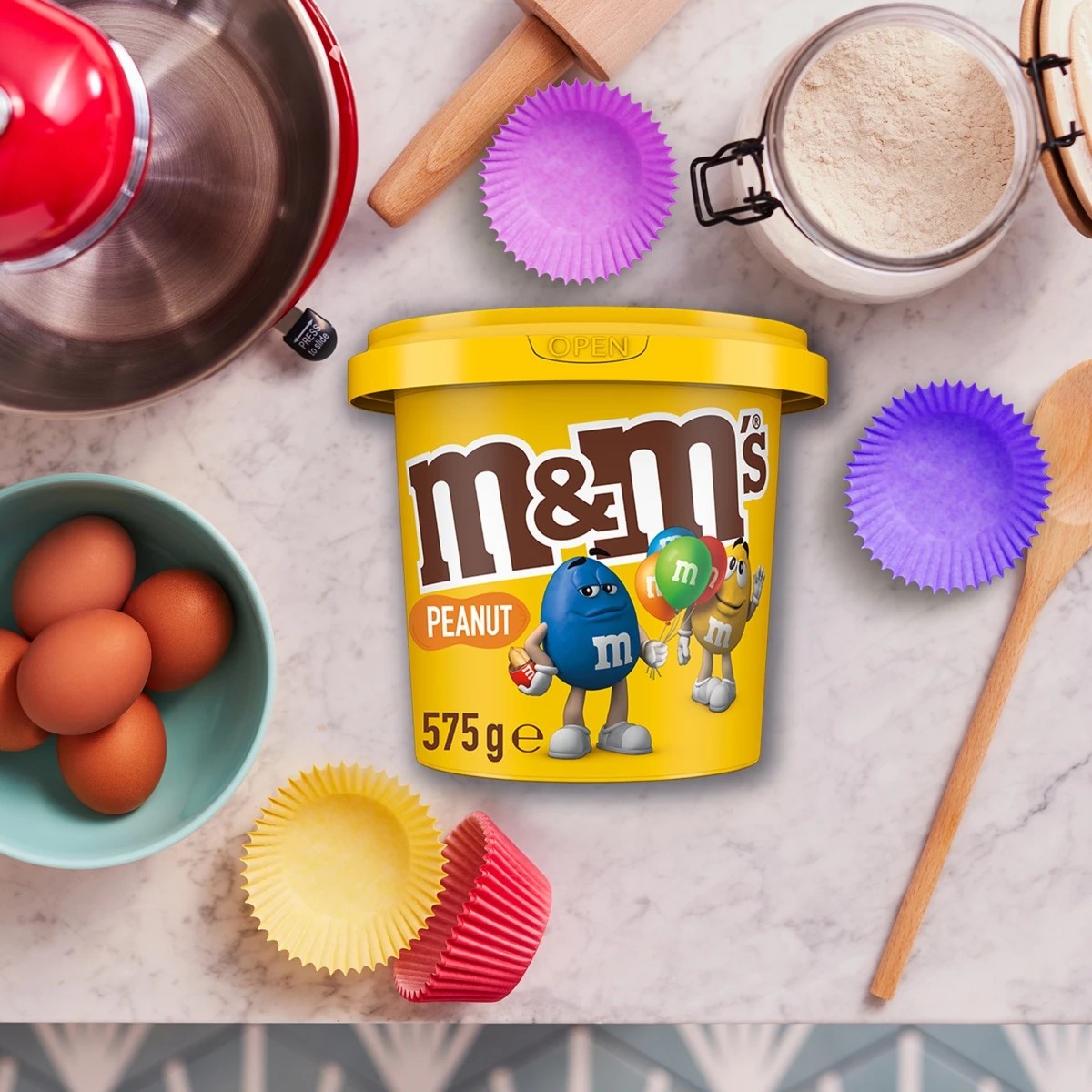4 M&M's Peanut Party Bucket 575g, 4 of 6