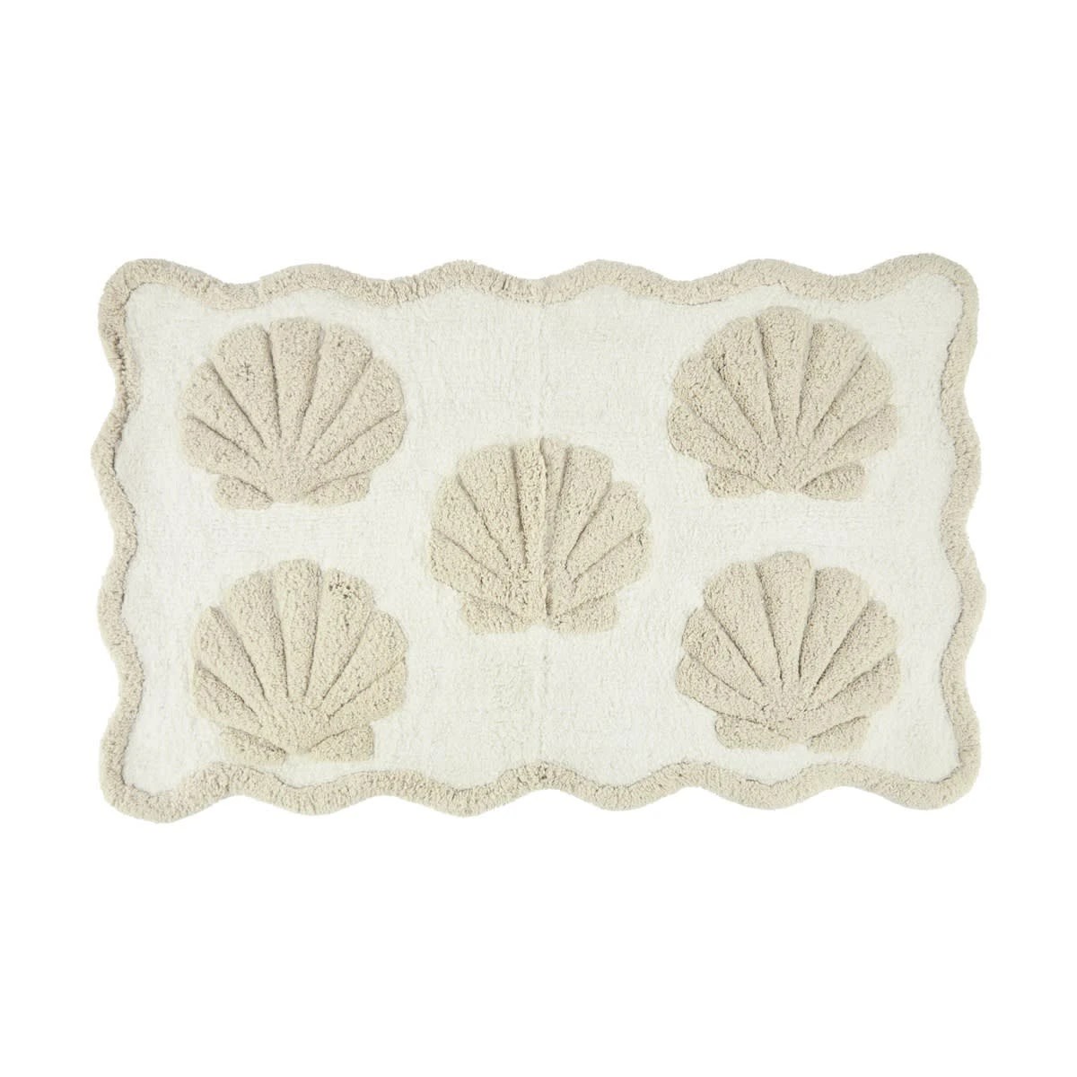 1 Shell Bath Mat, 1 of 5