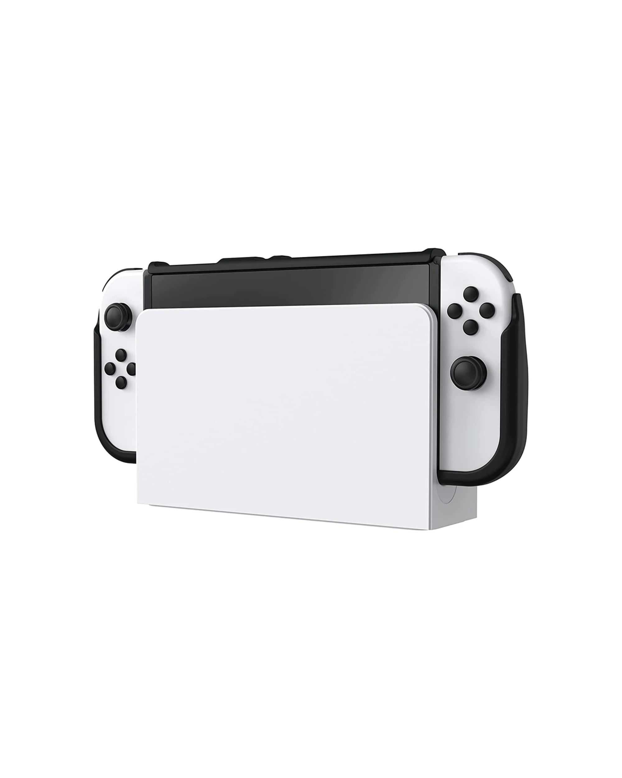 3 3RD EARTH Protection Case Nintendo Switch OLED Foldable Stand Game Card Storage
 - black, 3 of 3