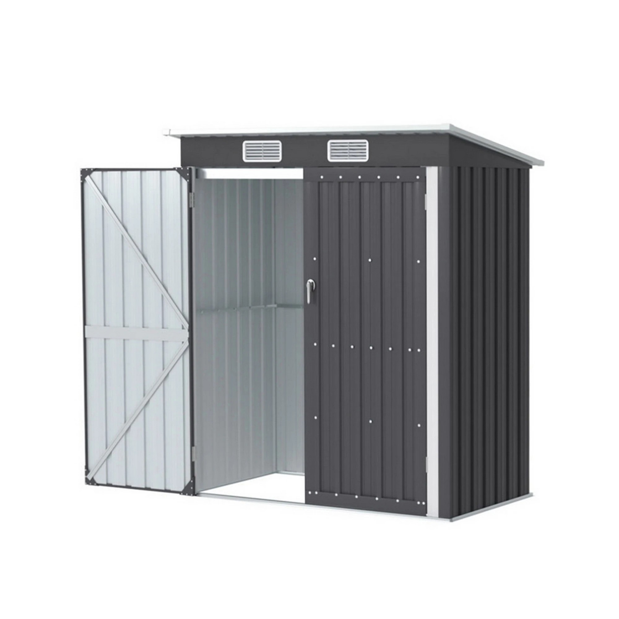 1 Giantz Garden Shed Outdoor Storage Tool Workshop House Shelter - Grey, 1 of 7