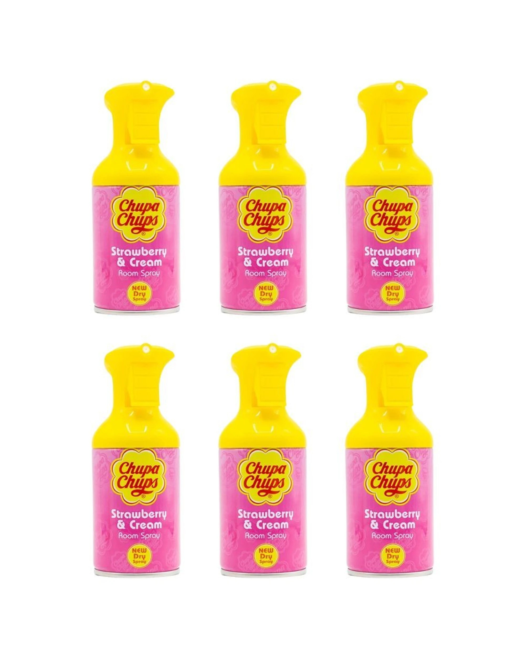 1 CHUPA CHUPS 6PK 250ML Room Spray Home Fragrance Strawberry Cream - Multi, 1 of 3