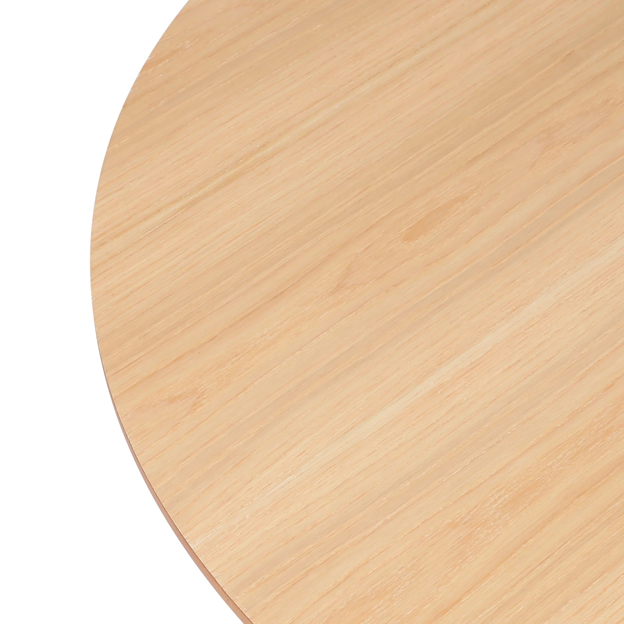 4 Levede Dining Table Round Rubberwood Base 120cm - Natural - Natural, 4 of 7