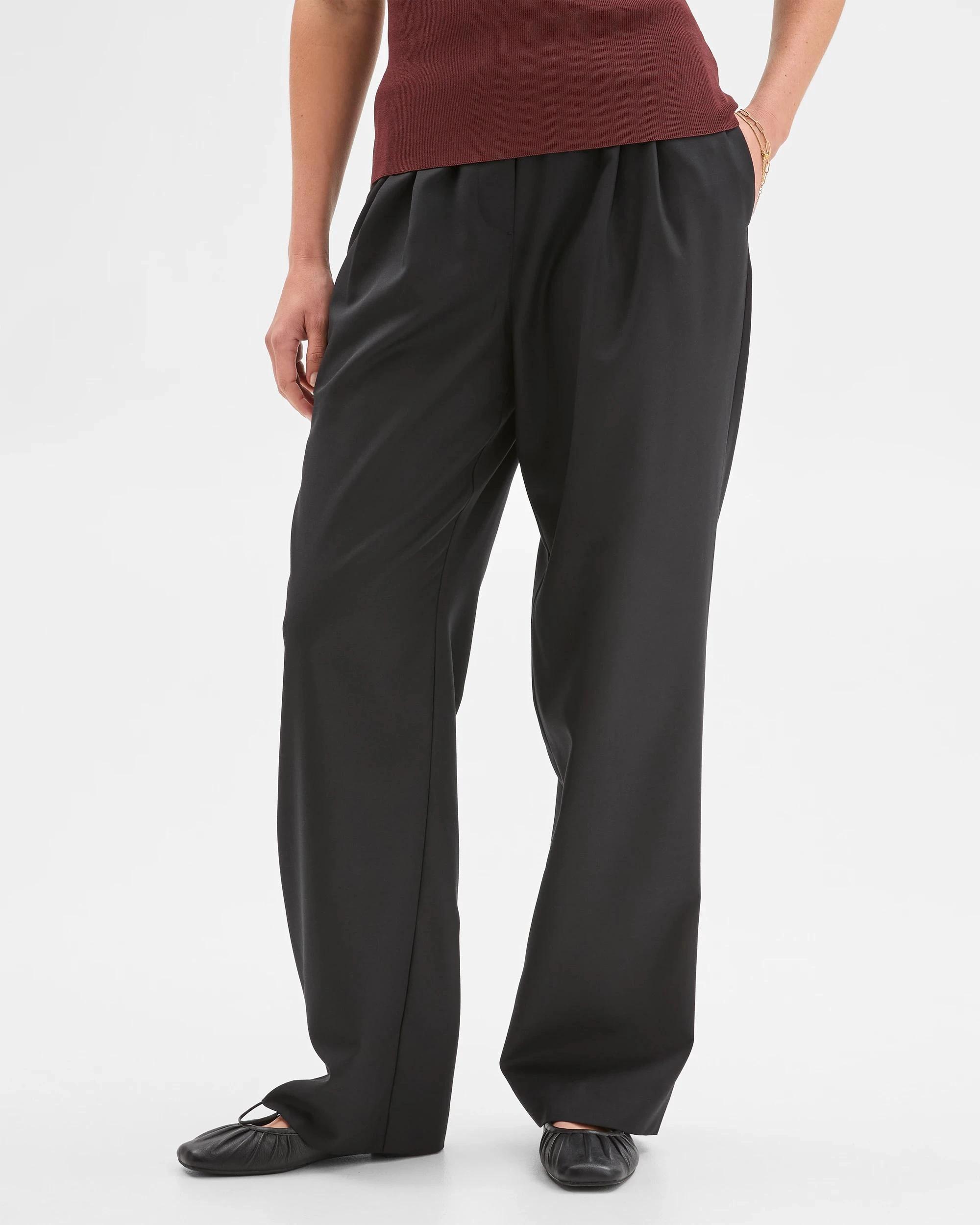 3 Target Woman Preview Wide Leg Pants BLACK, 3 of 6