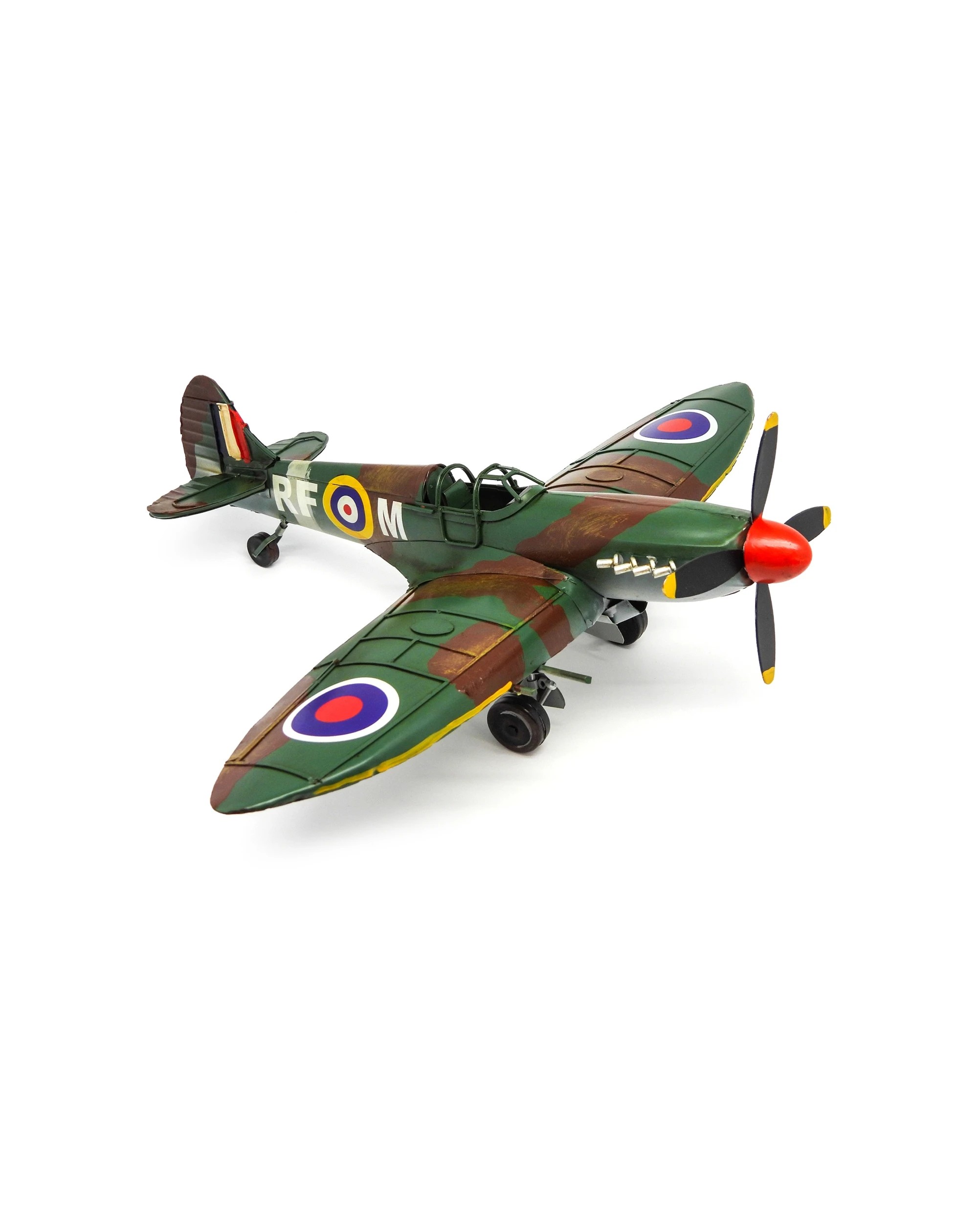1 Boyle Metal Ornament Home Decor Collectible 1940 Spit Fire Plane 46x40x18cm - Pattern, 1 of 6