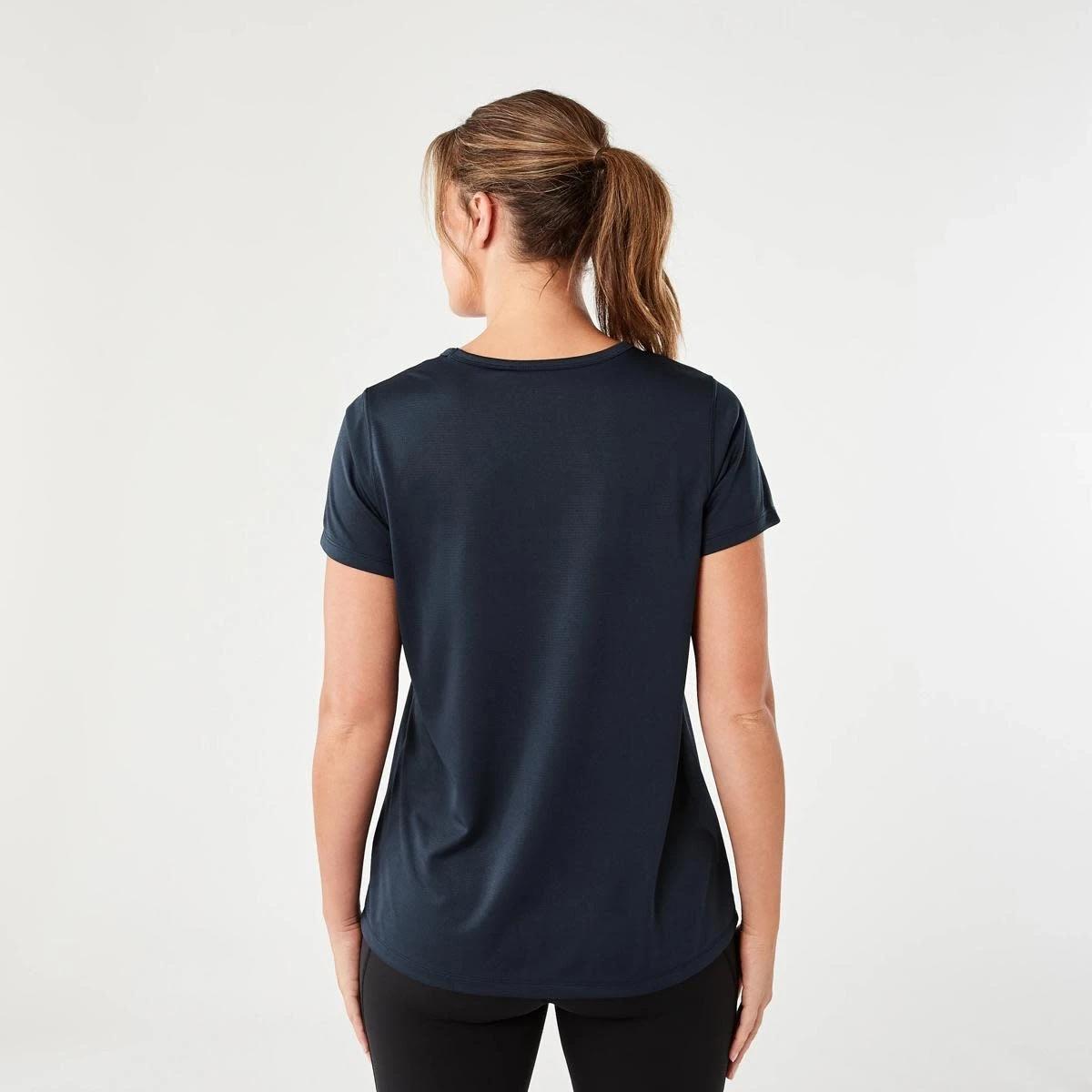 3 Active Womens Core V-Neck T-shirt SHADE NAVY, 3 of 5