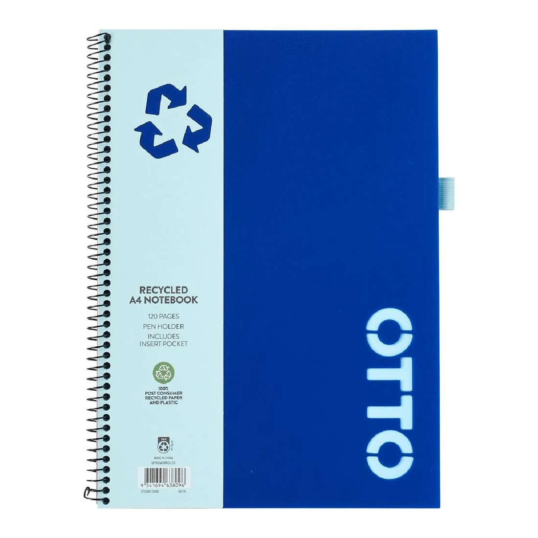 1 Otto A4 Notebook 120 Page Navy, 1 of 4