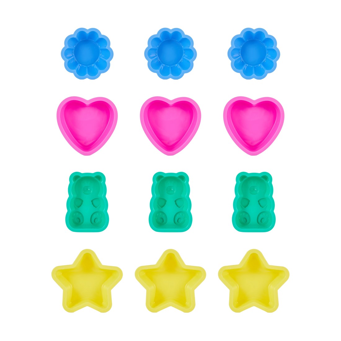 1 Set of 3 Mini Silicone Bakeware - Assorted, 1 of 8