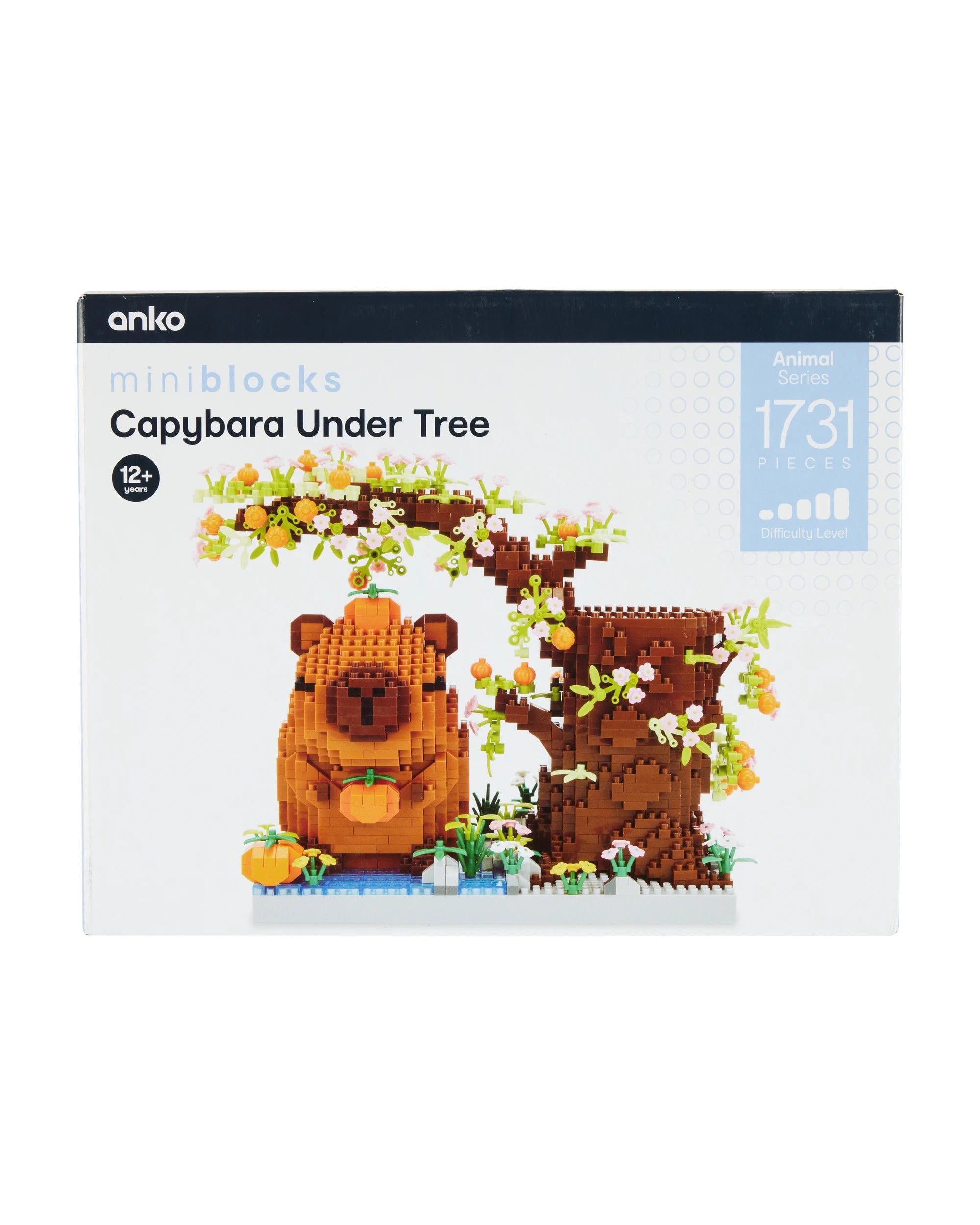1 1731 Piece Mini Blocks Animal Series: Capybara Under Tree, 1 of 7