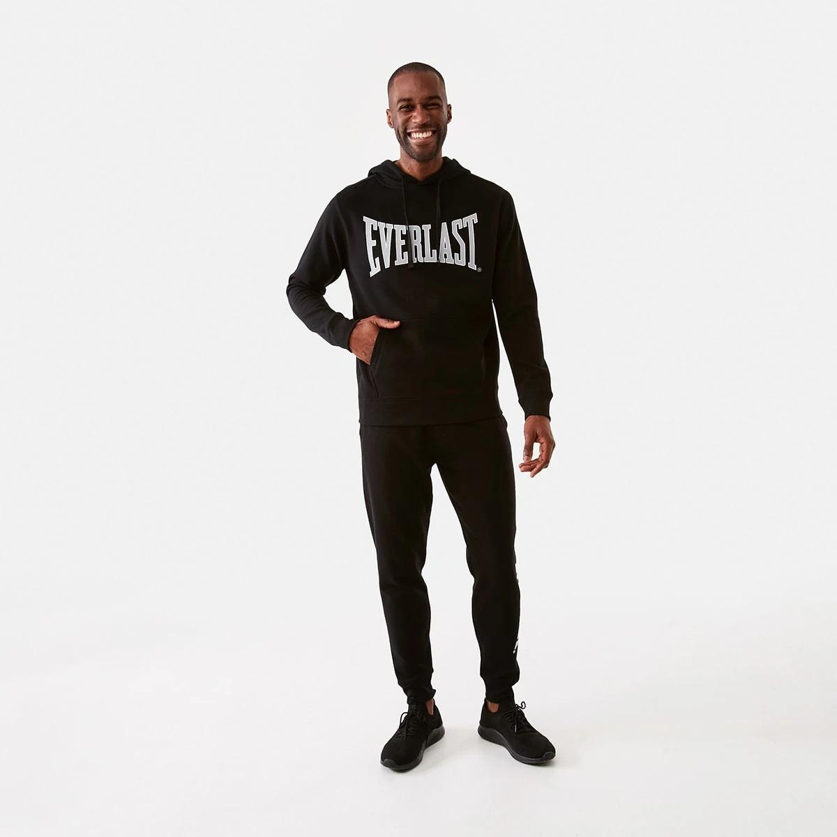 7 Everlast Mens Classic Sport Hoodie Black, 7 of 9