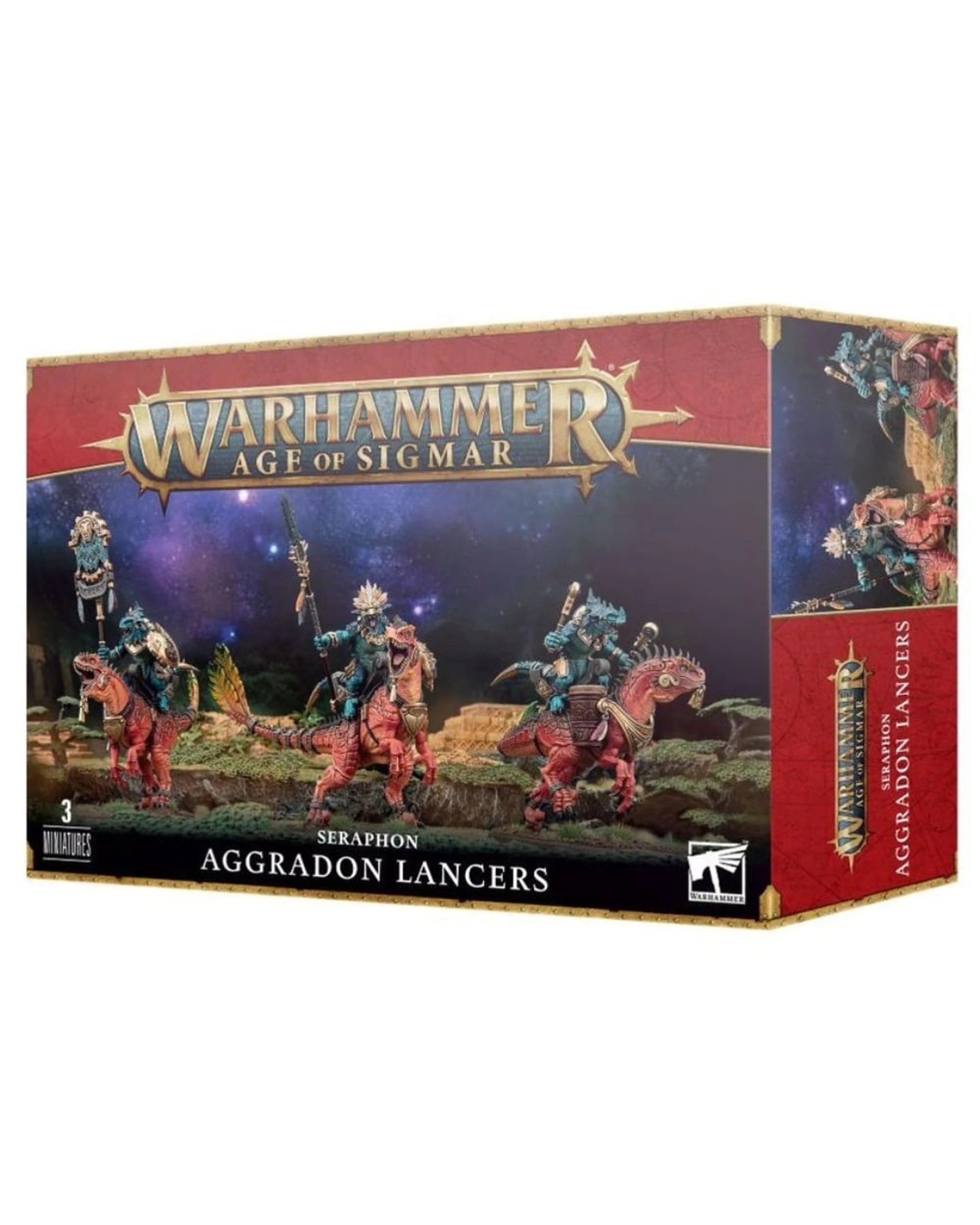 1 Warhammer Age Of Sigmar: Seraphon Aggradon Lancers, 1 of 1