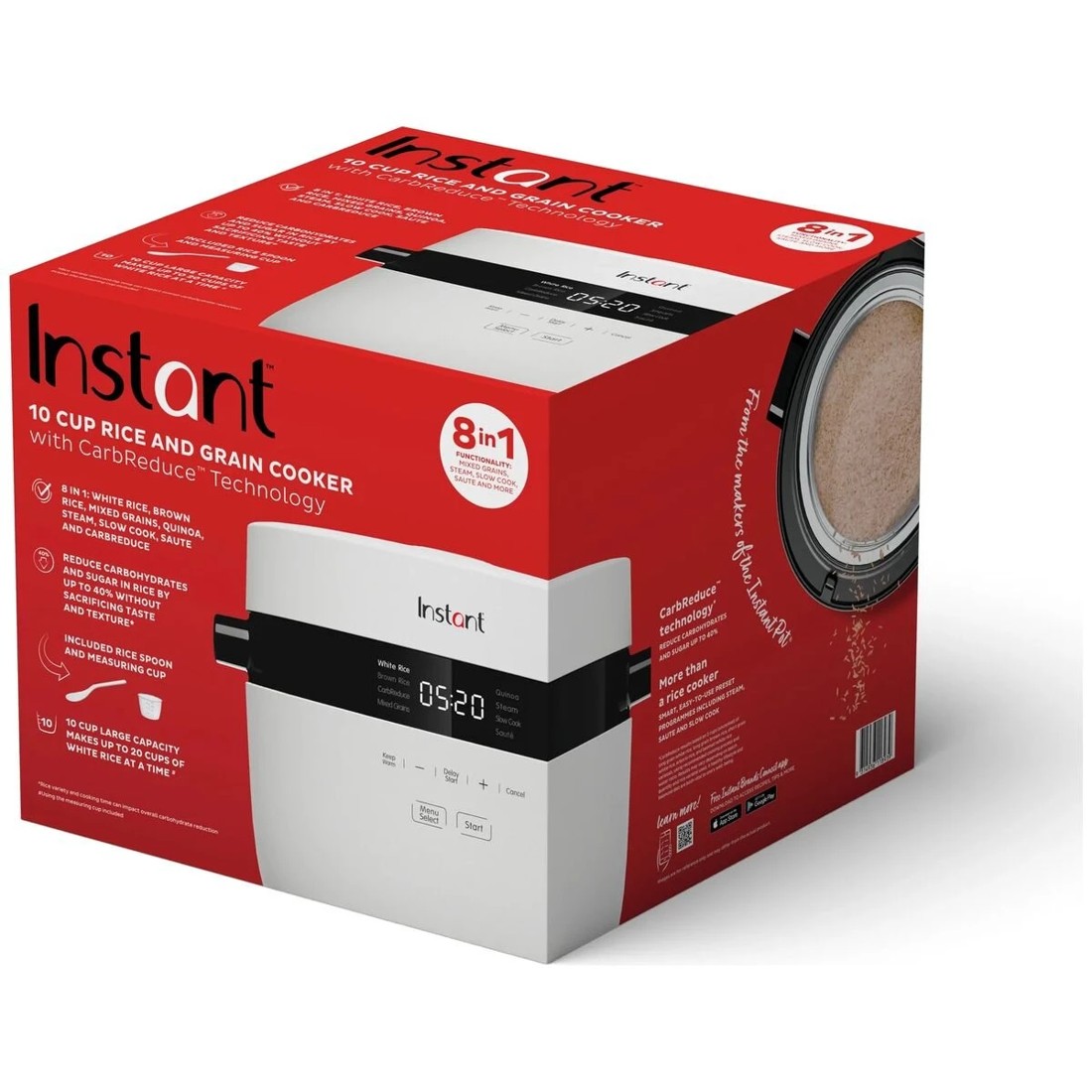 2 Instant Pot 10 Cup Rice & Grain Cooker- White, 2 of 5