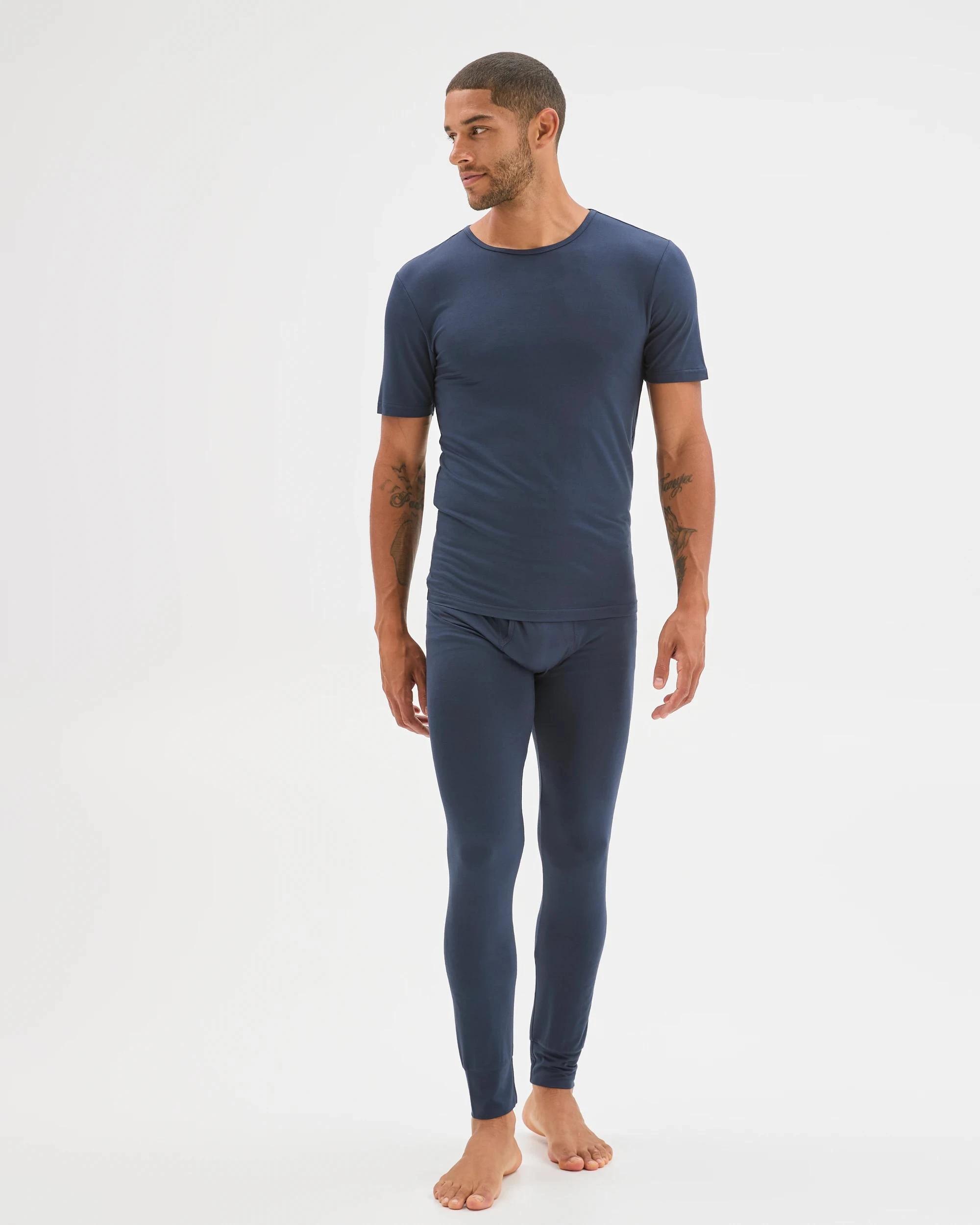 6 Maxx Heat Innovation Short Sleeve Thermal Top NAVY, 6 of 6