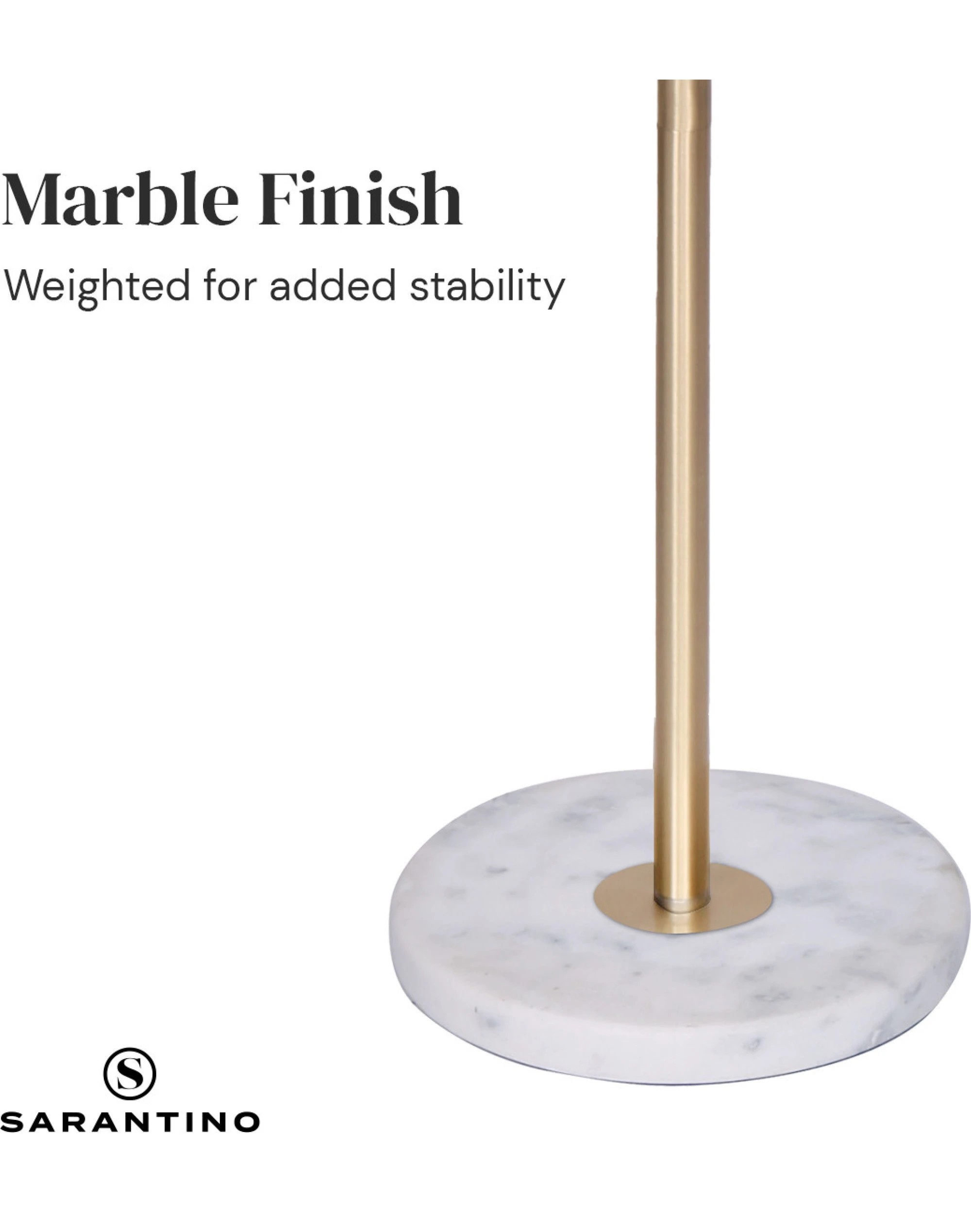 4 Sarantino Floor Lamp with Metal End Table, 4 of 7