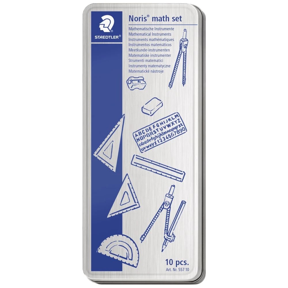 4 Staedtler Noris Club Maths Set 10 Piece, 4 of 4