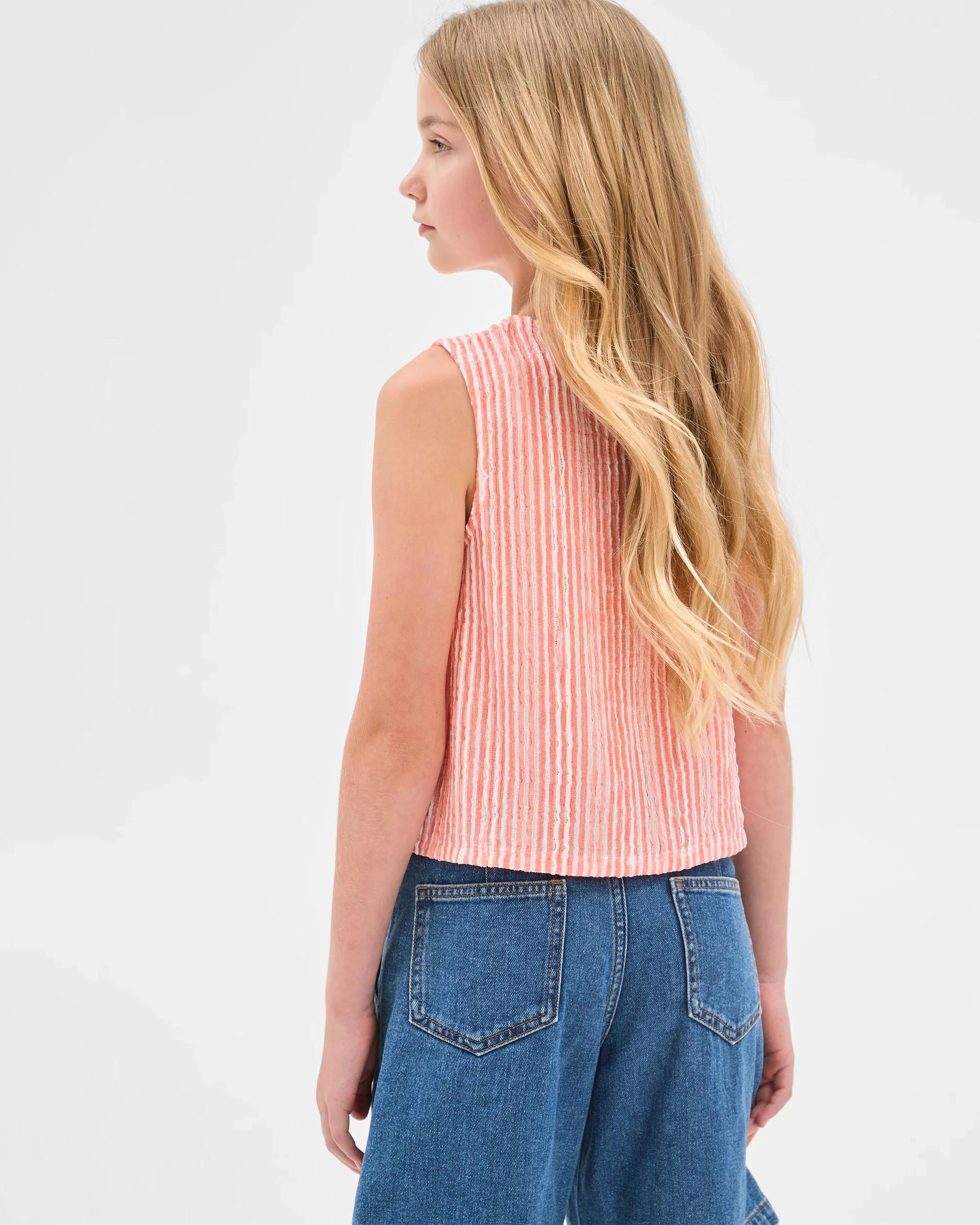 4 Target Textured Knit Bow Tank STRIPE, 4 of 6