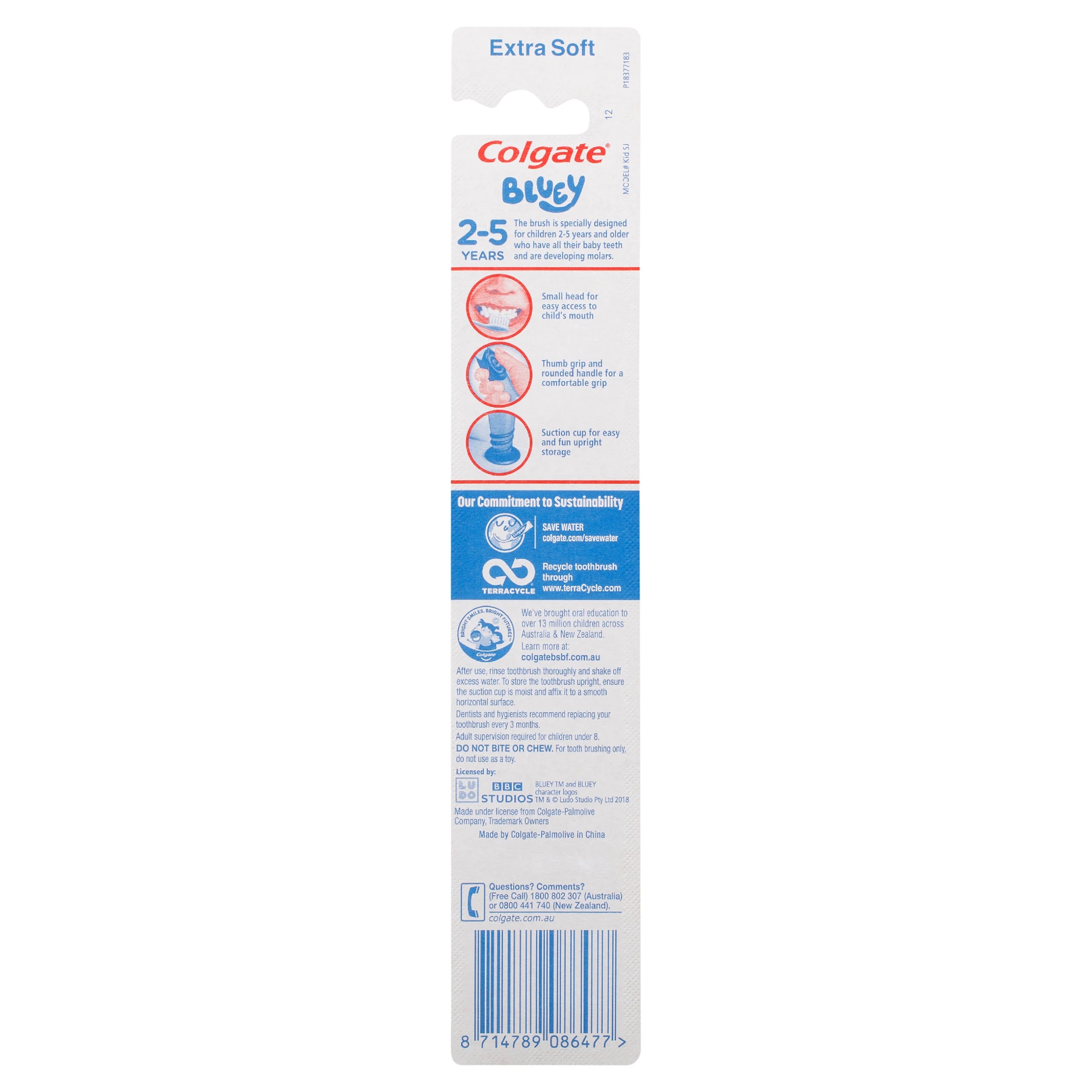 7 Colgate Kids Bluey Toothpaste & Toothbrush Pack, 7 of 10