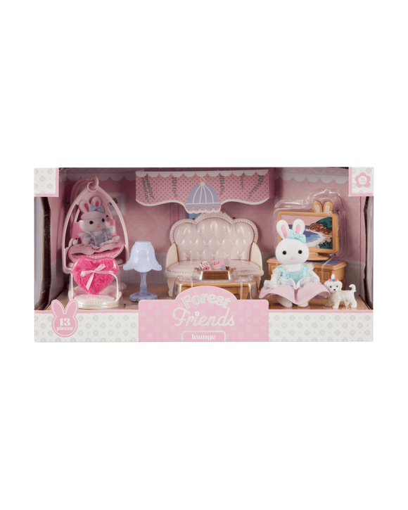 13 Piece Forest Friends: Lounge Playset