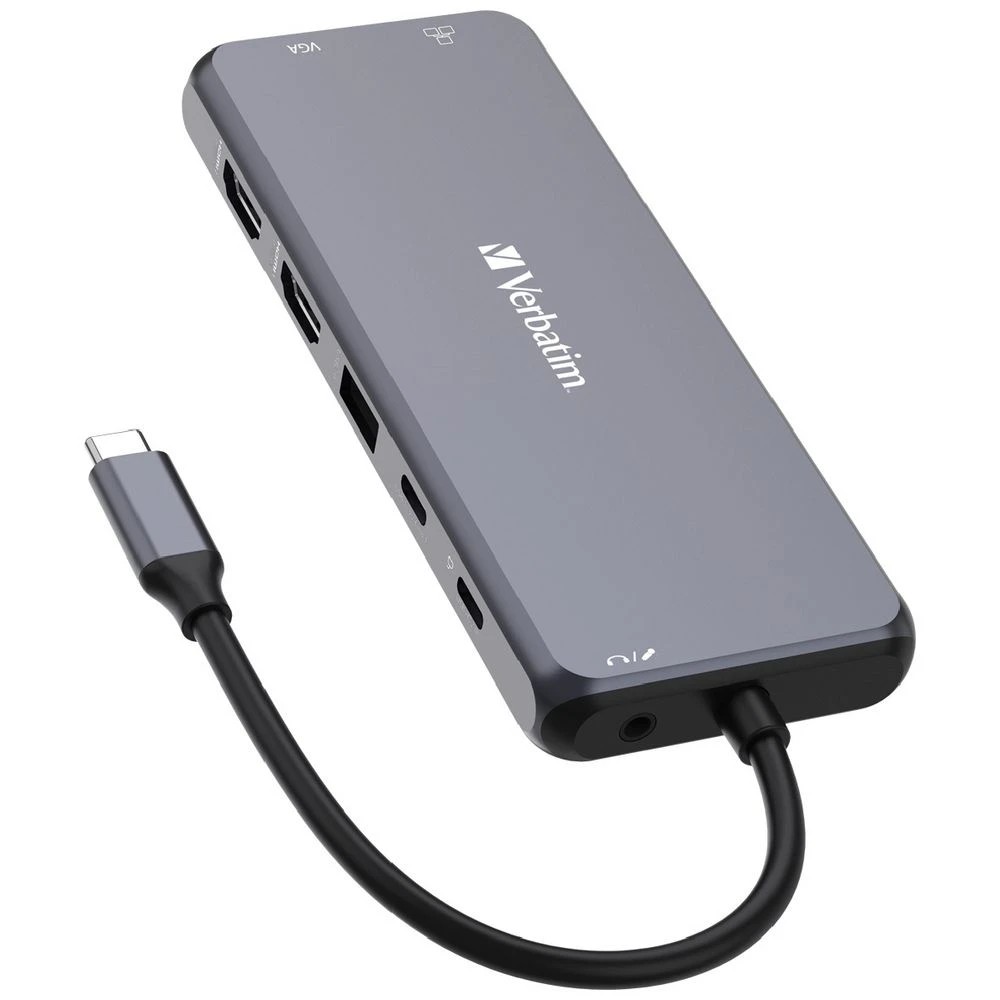 4 Verbatim 14-port USB-C Hub Grey, 4 of 6