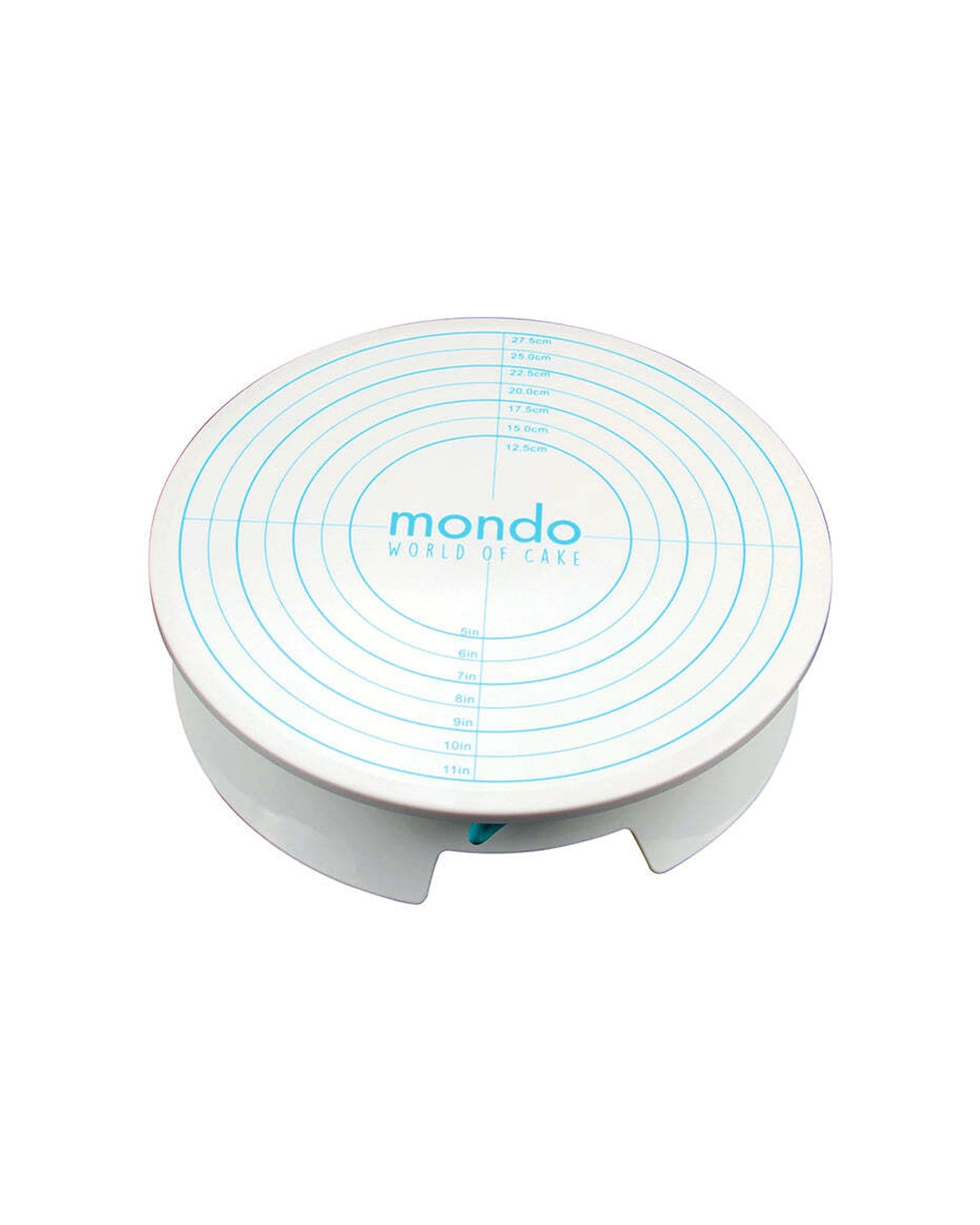 1 Mondo Plastic 30.3cm Cake Decorating Turntable With Brake Food-Grade - White, 1 of 1