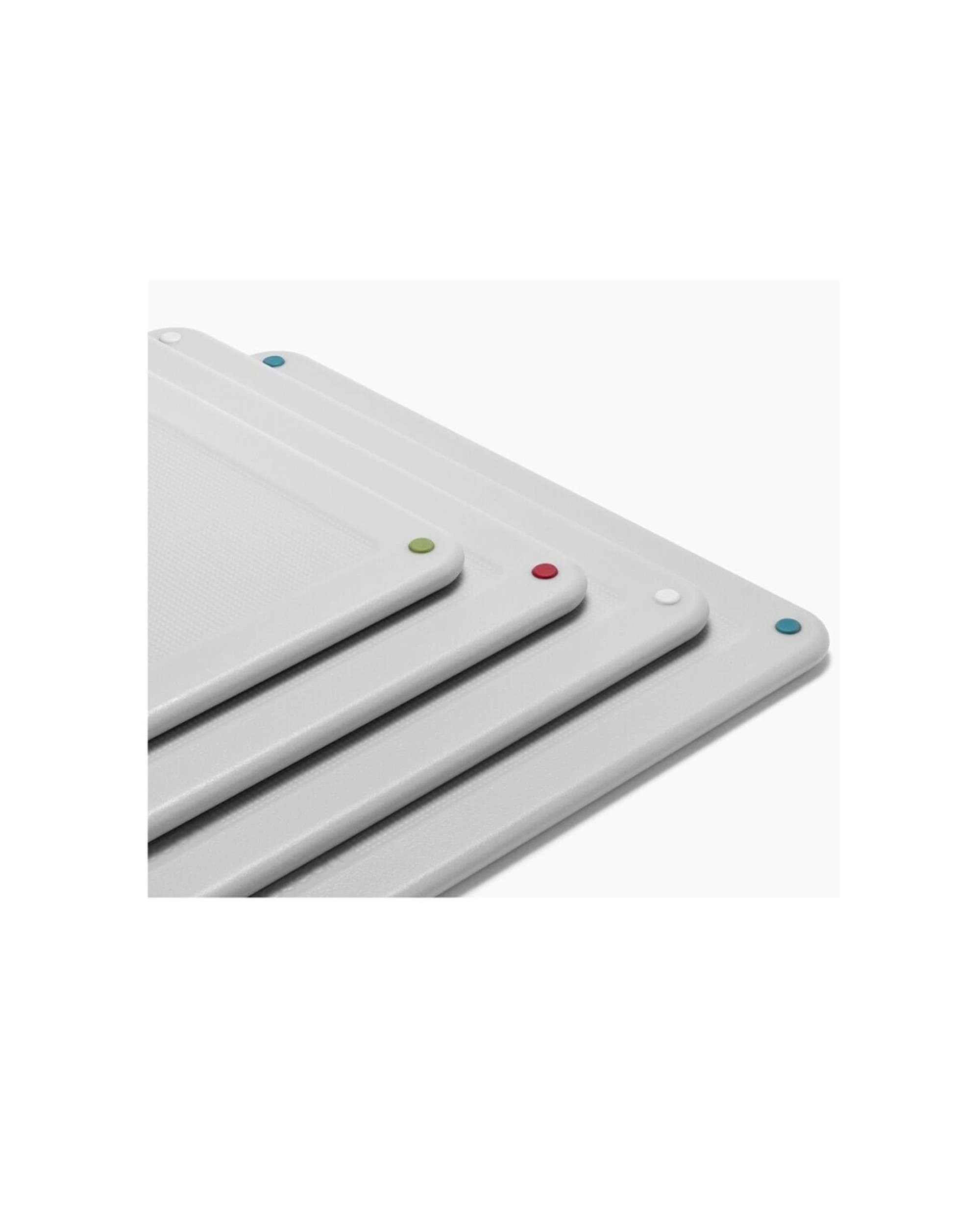 5 Joseph Joseph Folio 4pc Stainless Steel Chopping Board Set Organiser Stone - Natural, 5 of 7