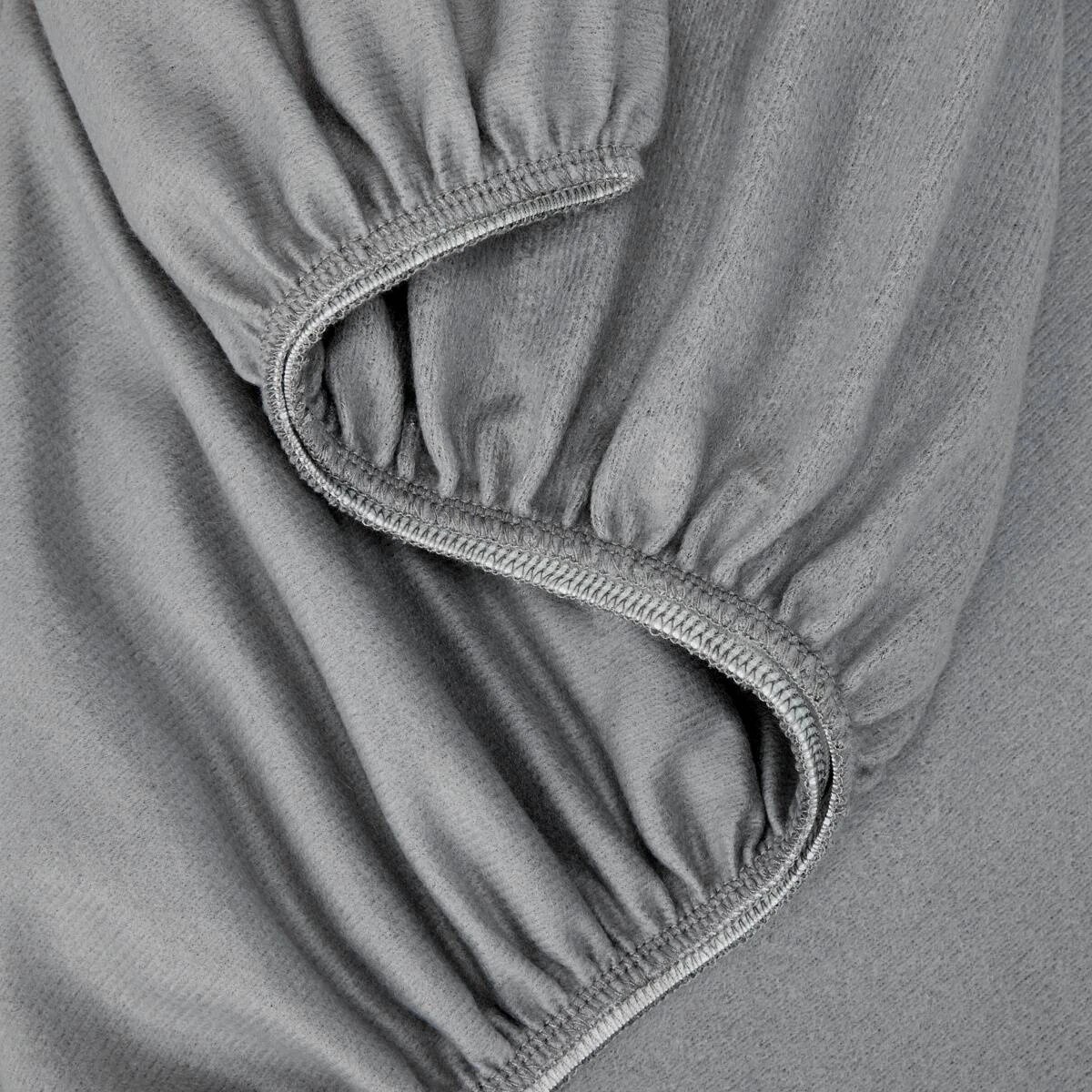 3 Soft Touch Sheet Set - Double Bed, Grey, 3 of 7