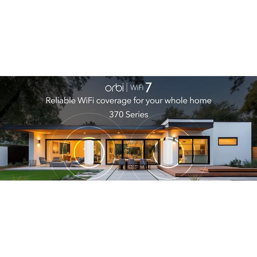 5 Netgear Orbi 370 Series Dual-band Mesh WiFi 7 Sat 2Pk, 5 of 6