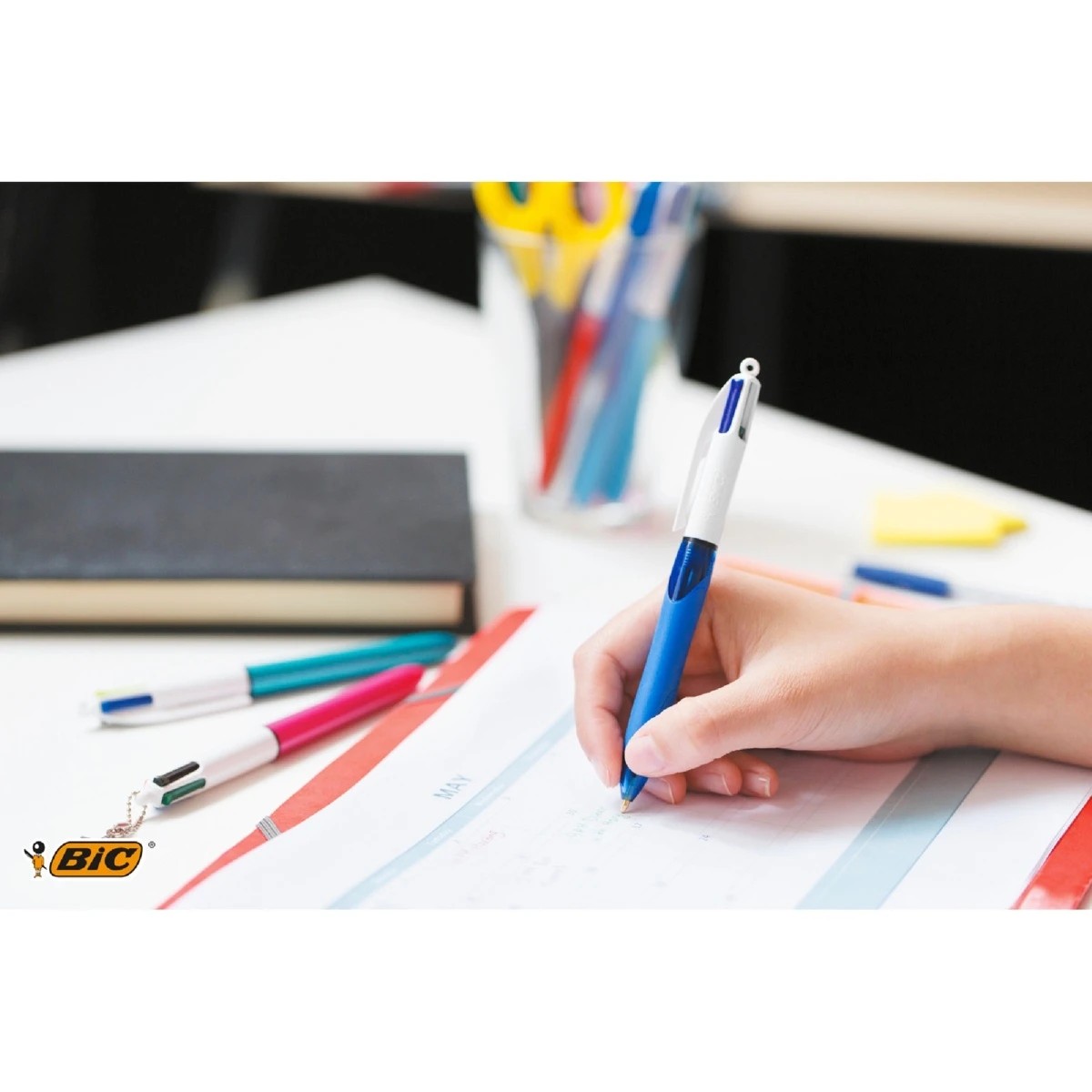 5 BIC 4 Colours Grip Ball Pen, 5 of 5