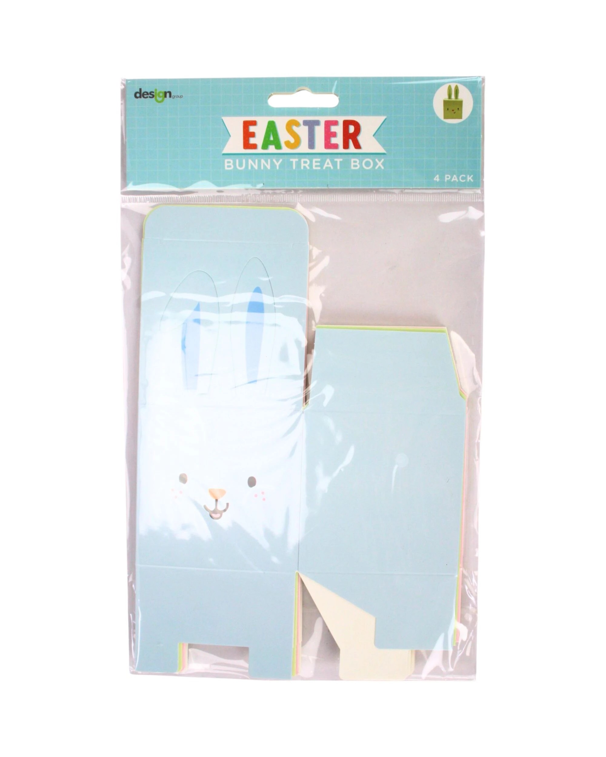 3 Design Group Bunny Rabbit Mini Lolly/Treat Boxes Pack of 4, 3 of 4