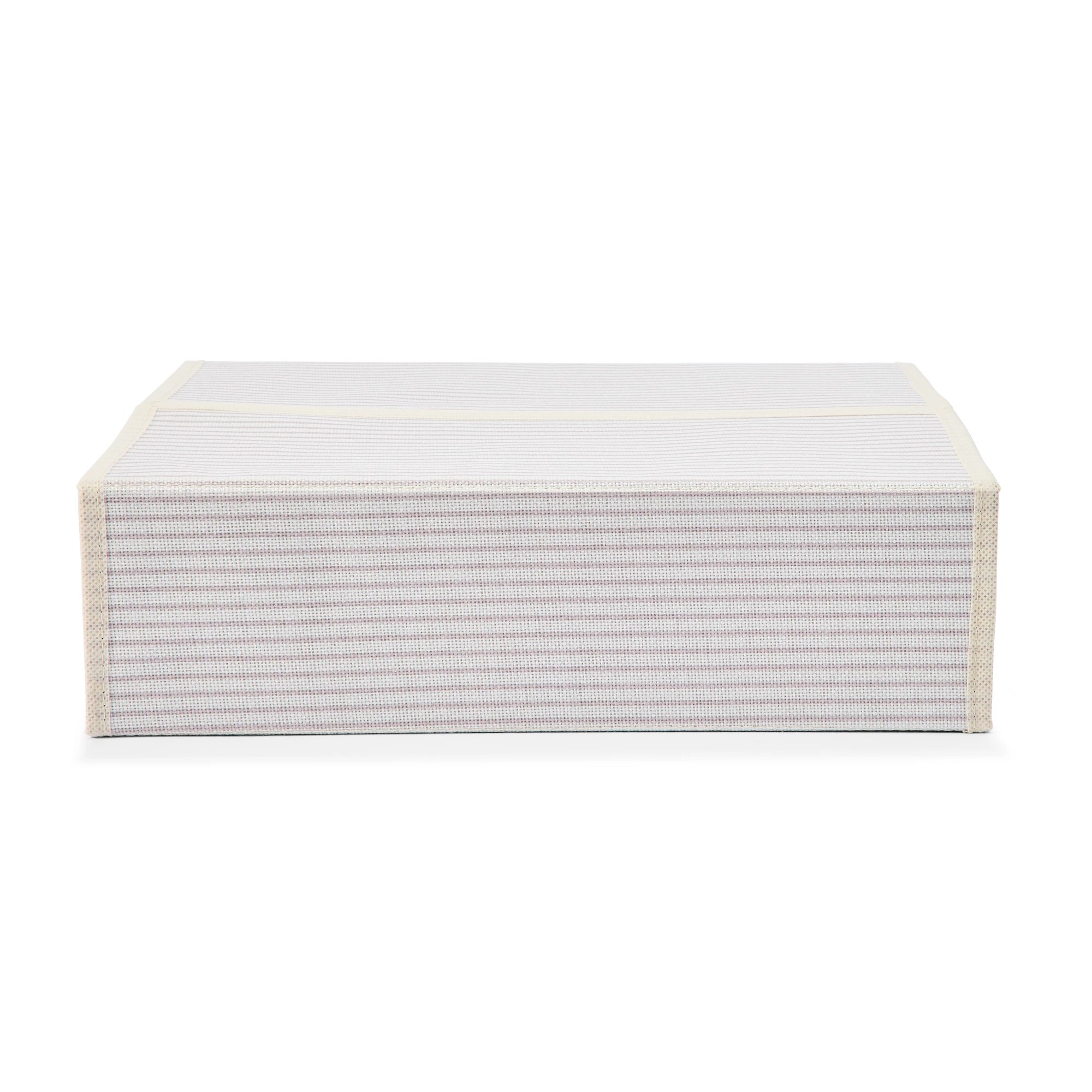 4 Linen Look Bed Linen Box - Stripe, 4 of 10