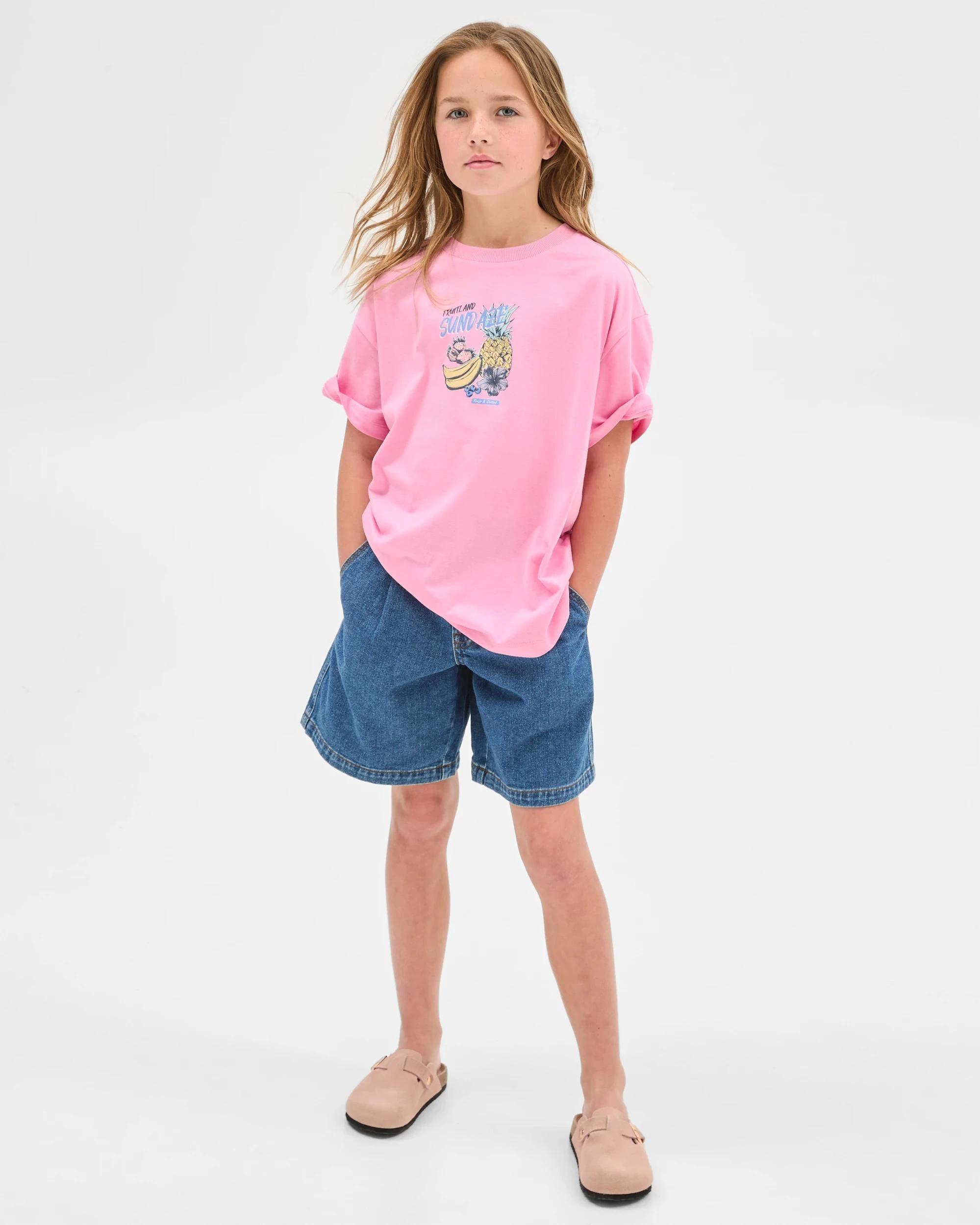 2 Target Kids Australian Cotton Print T-Shirt FRUIT PINK, 2 of 7