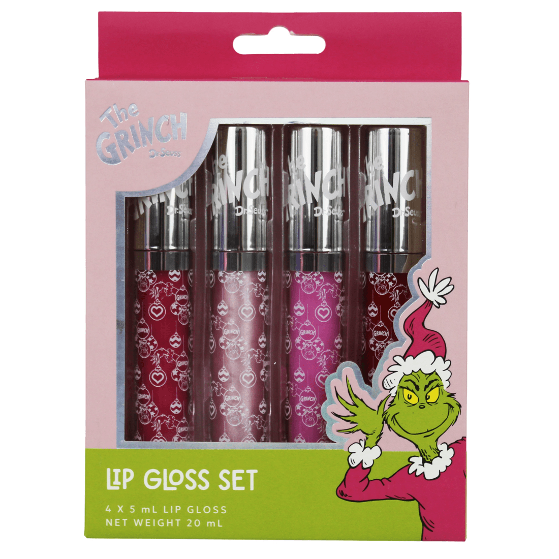 1 Dr. Seuss's The Grinch 4 Pack Lip Gloss Set, 1 of 4