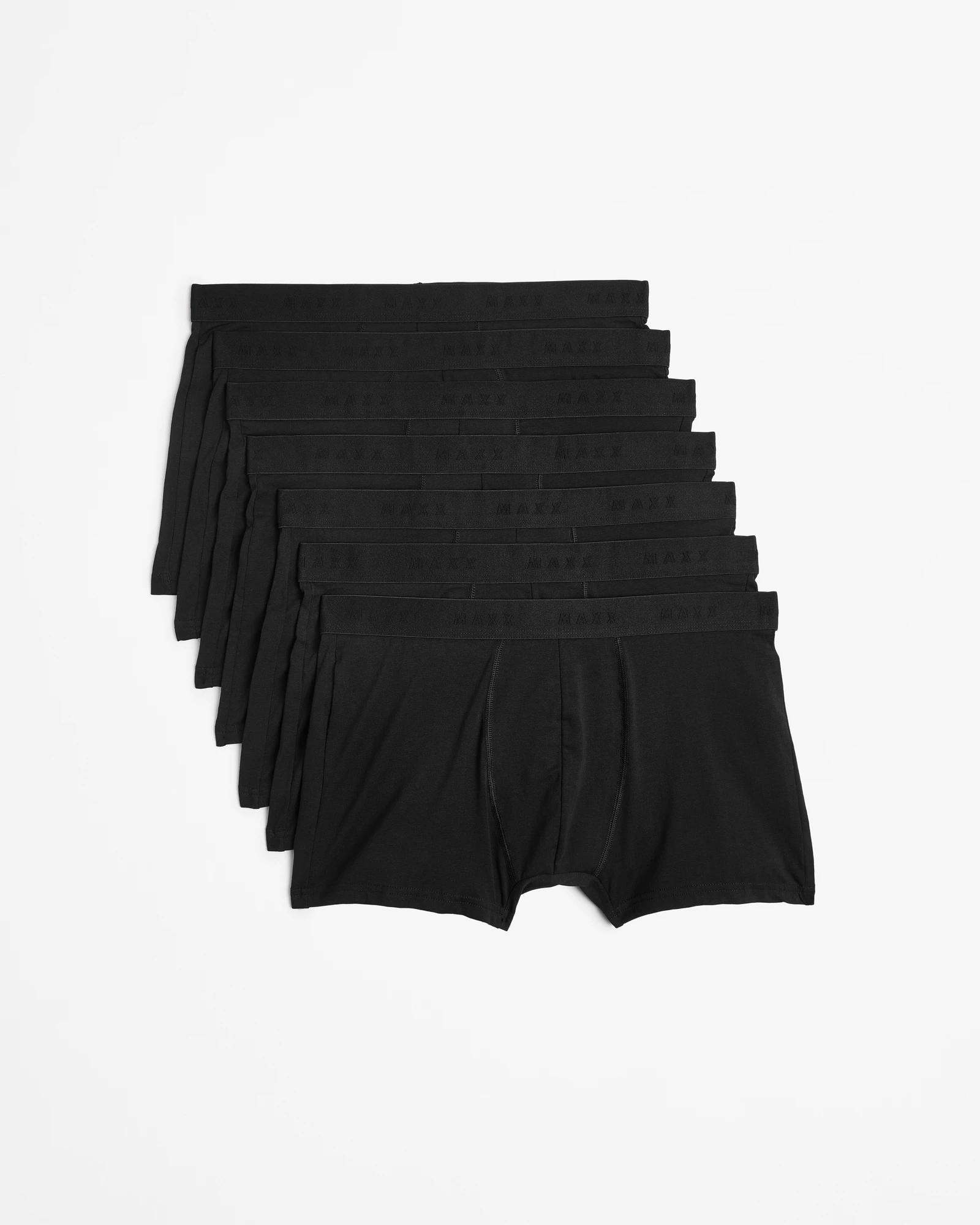 1 7 Pack Hipster Trunks - Maxx BLACK, 1 of 4