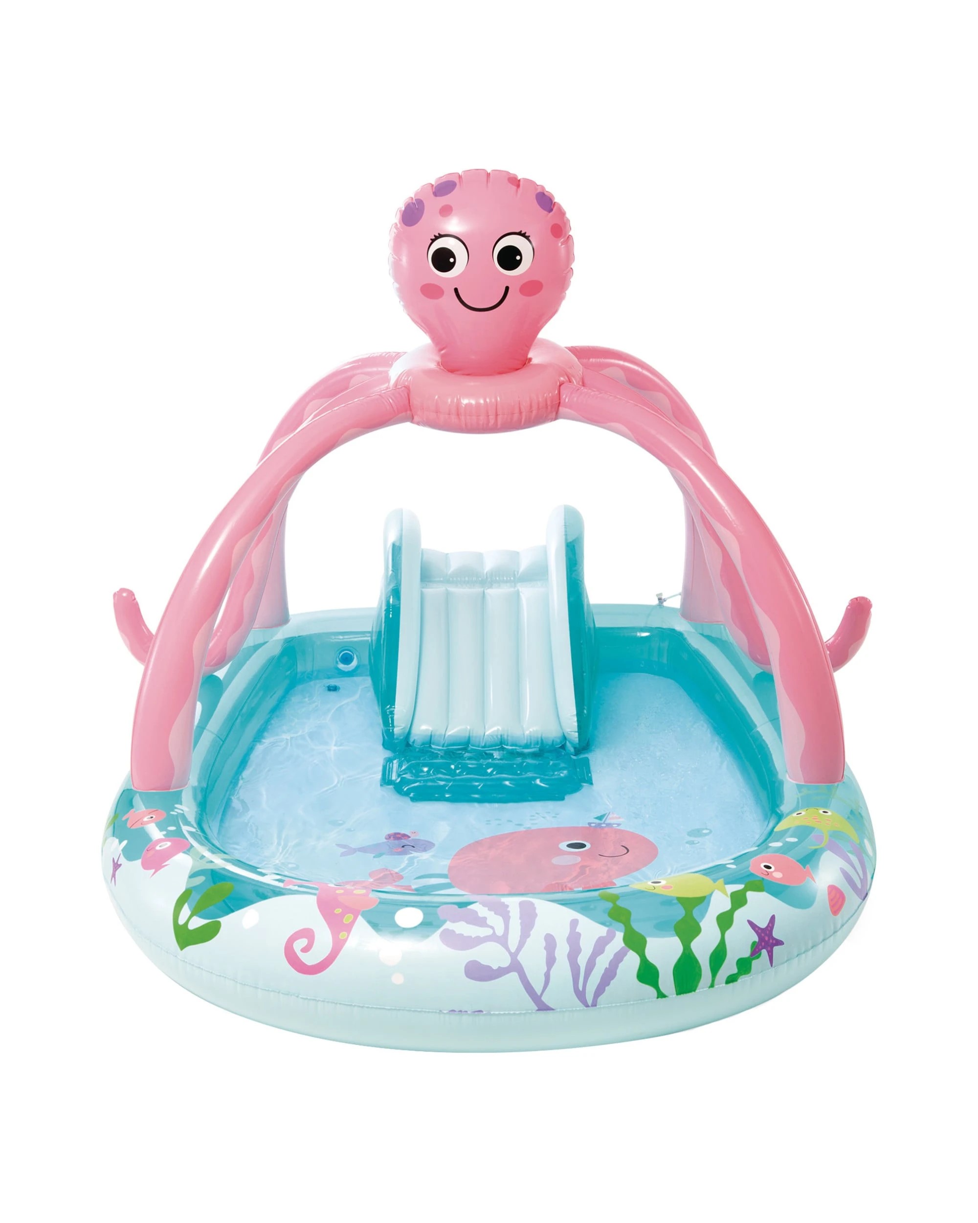 2 Intex Play Centre Kiddie Pool Friendly Octopus - Blue, 2 of 8